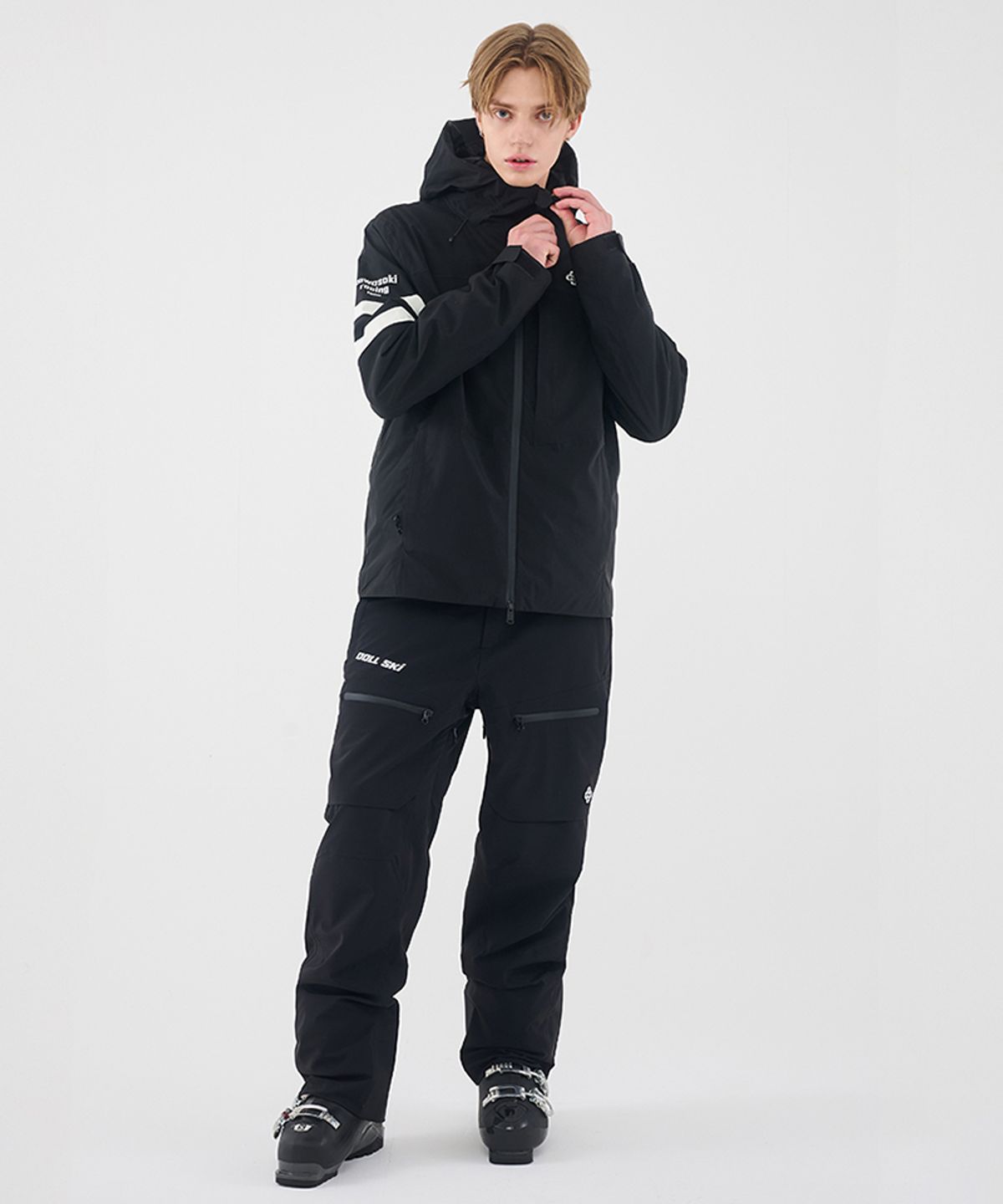 돌아우터웨어(DOLL OUTERWEAR) 2425 폰도 스키 팬츠 BLACK 남녀공용