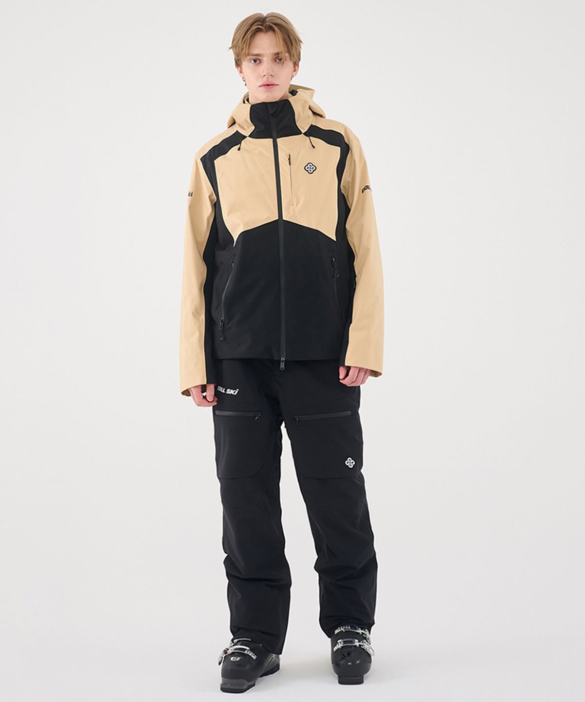 돌아우터웨어(DOLL OUTERWEAR) 2425 폰도 스키 팬츠 BLACK 남녀공용