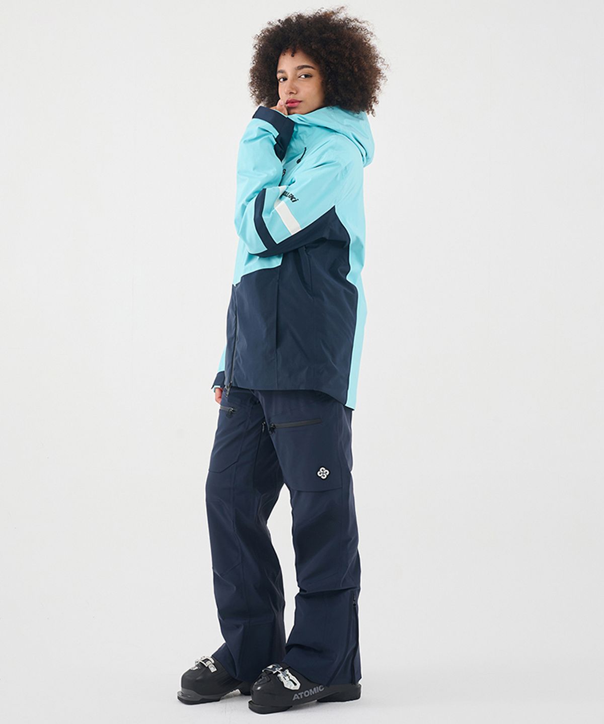 돌아우터웨어(DOLL OUTERWEAR) 2425 폰도 스키 팬츠 NAVY 남녀공용