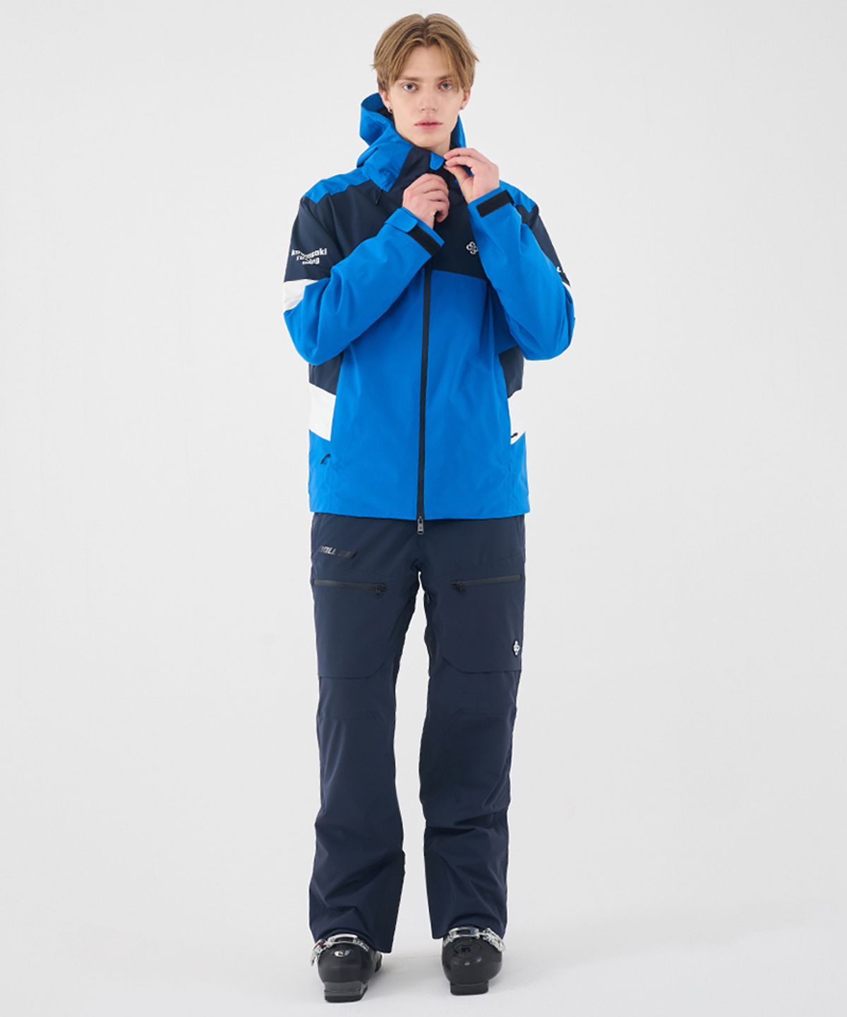 돌아우터웨어(DOLL OUTERWEAR) 2425 폰도 스키 팬츠 NAVY 남녀공용