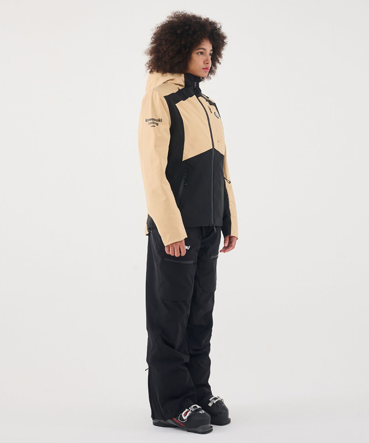 돌아우터웨어(DOLL OUTERWEAR) 2425 타파 스키 자켓&팬츠 세트 BEIGE 여성용