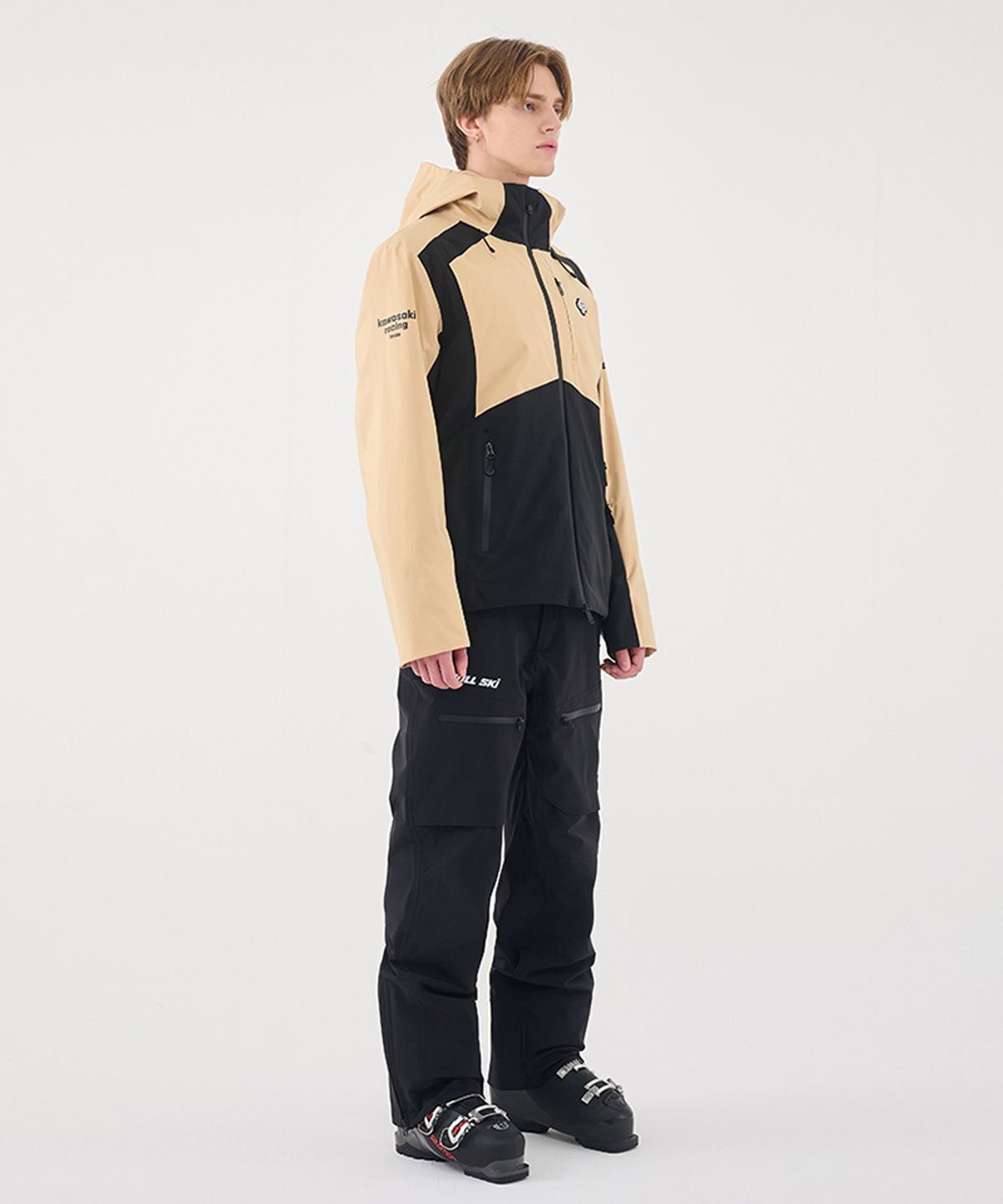 돌아우터웨어(DOLL OUTERWEAR) 2425 타파 스키 자켓&팬츠 세트 BEIGE 남성용