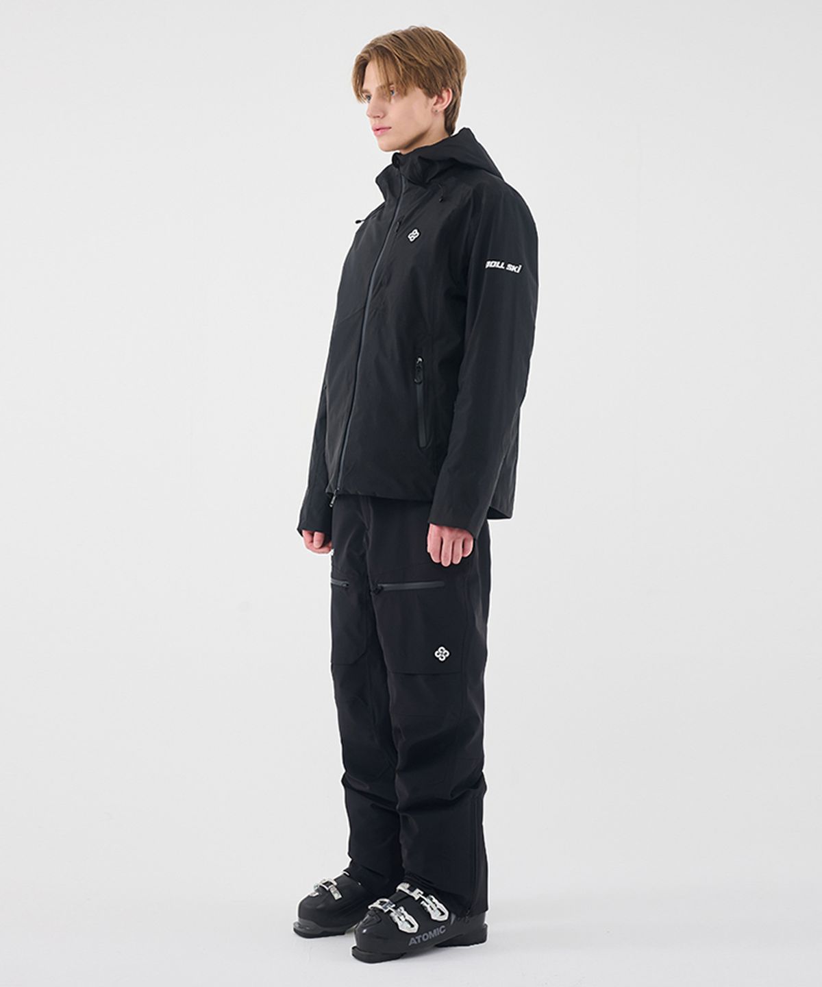 돌아우터웨어(DOLL OUTERWEAR) 2425 타파 스키 자켓&팬츠 세트 BLACK 남성용