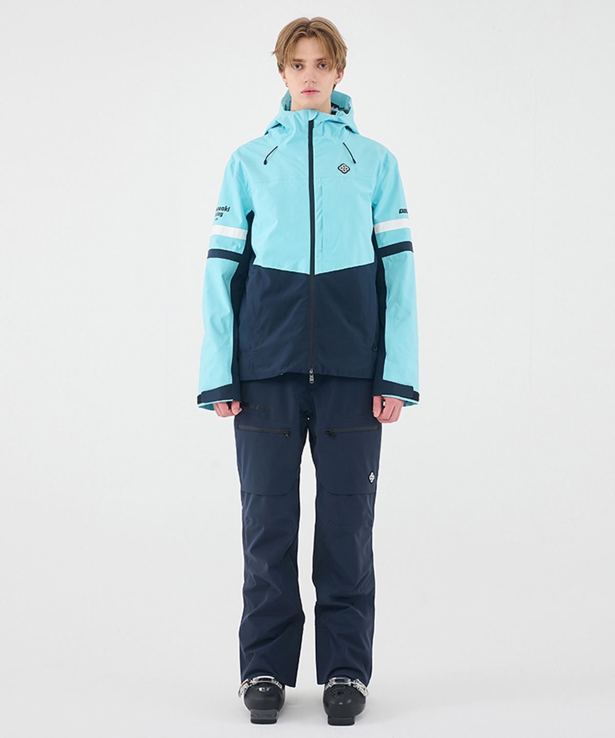 돌아우터웨어(DOLL OUTERWEAR) 2425 티포 스키 자켓&팬츠 세트 SKY BLUE 남녀공용
