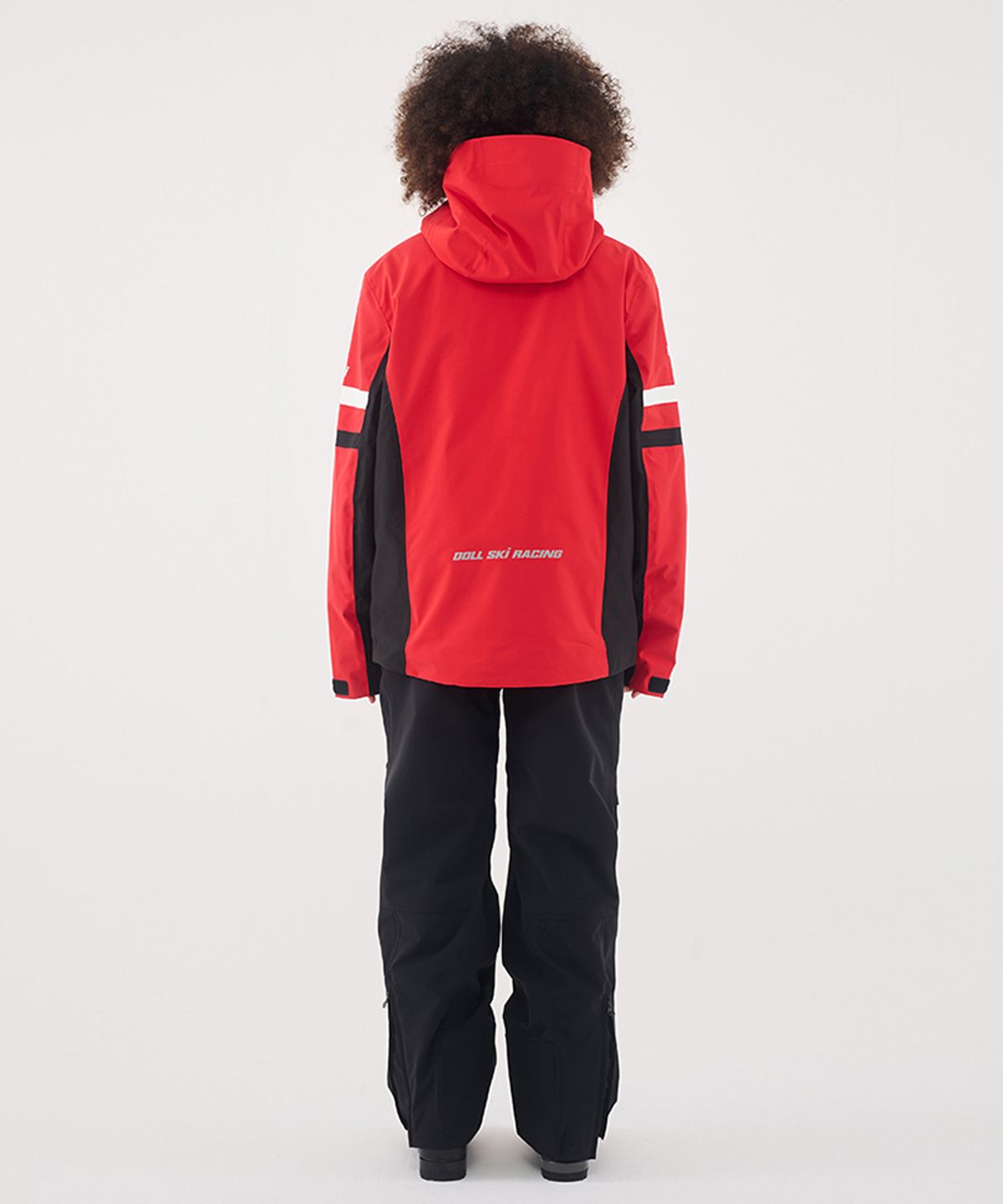 돌아우터웨어(DOLL OUTERWEAR) 2425 티포 스키 자켓&팬츠 세트 RED 남녀공용