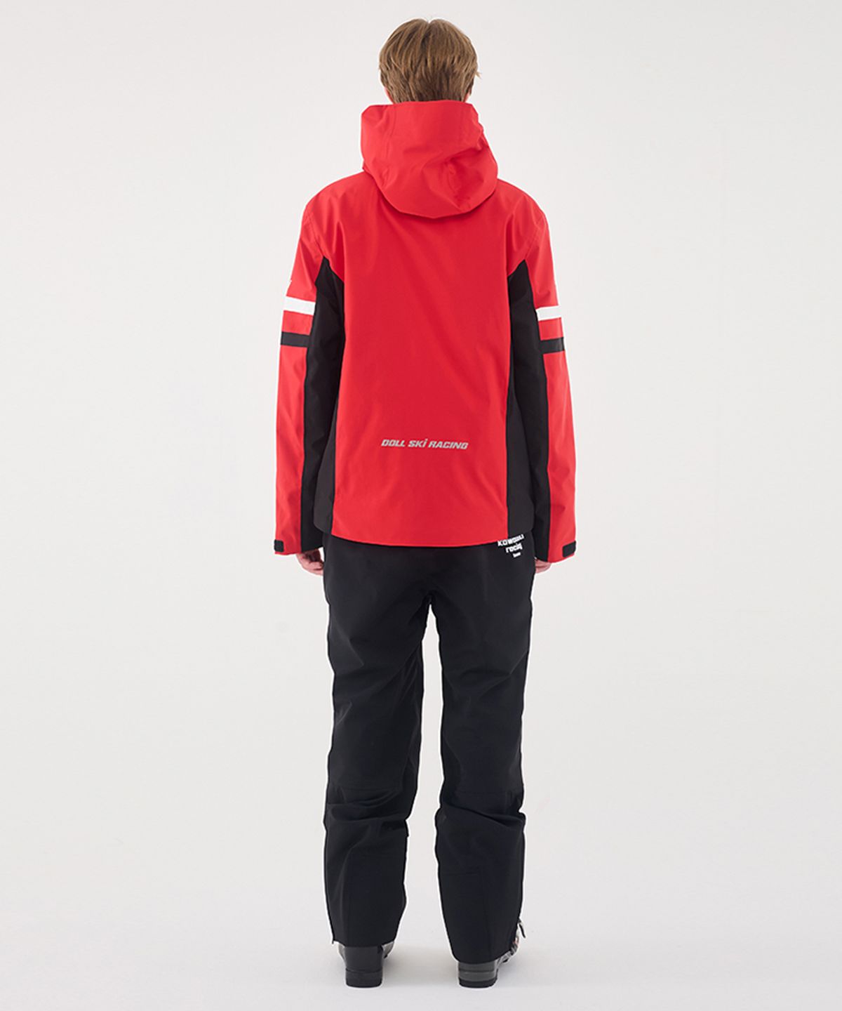 돌아우터웨어(DOLL OUTERWEAR) 2425 티포 스키 자켓&팬츠 세트 RED 남녀공용