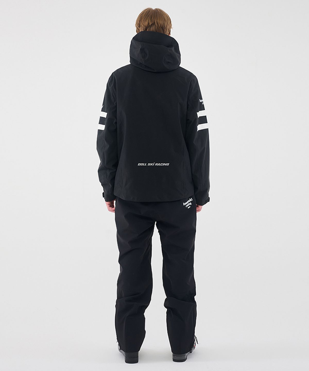 돌아우터웨어(DOLL OUTERWEAR) 2425 티포 스키 자켓&팬츠 세트 BLACK 남녀공용