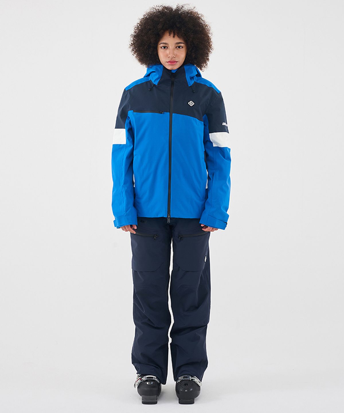 돌아우터웨어(DOLL OUTERWEAR) 2425 알마 스키 자켓&팬츠 세트 BLUE 남녀공용