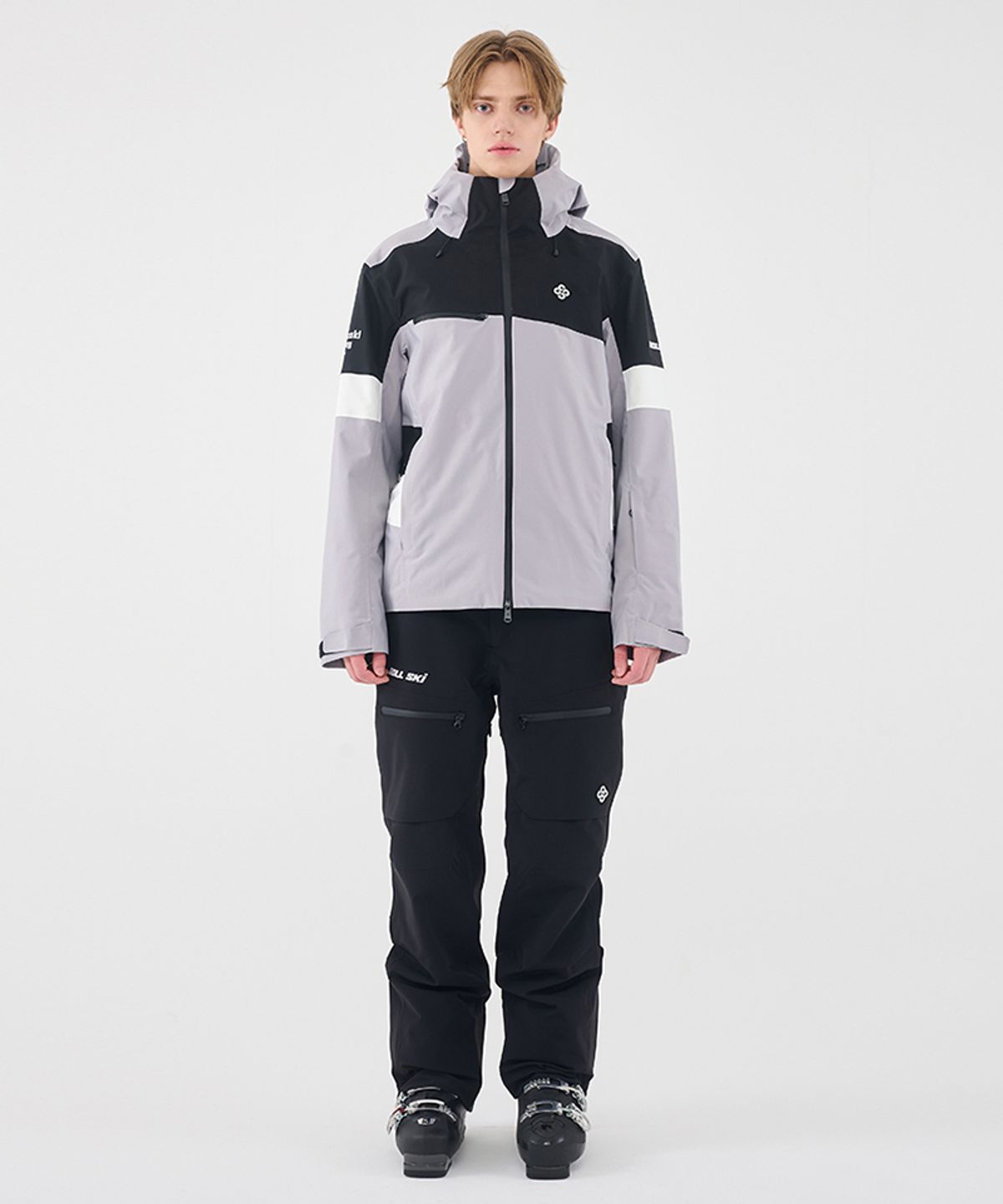 돌아우터웨어(DOLL OUTERWEAR) 2425 알마 스키 자켓&팬츠 세트 GRAY 남녀공용