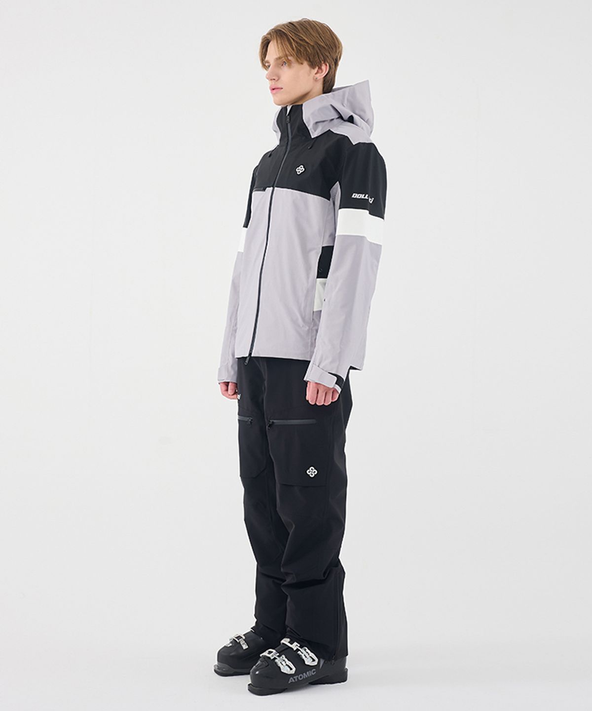 돌아우터웨어(DOLL OUTERWEAR) 2425 알마 스키 자켓&팬츠 세트 GRAY 남녀공용