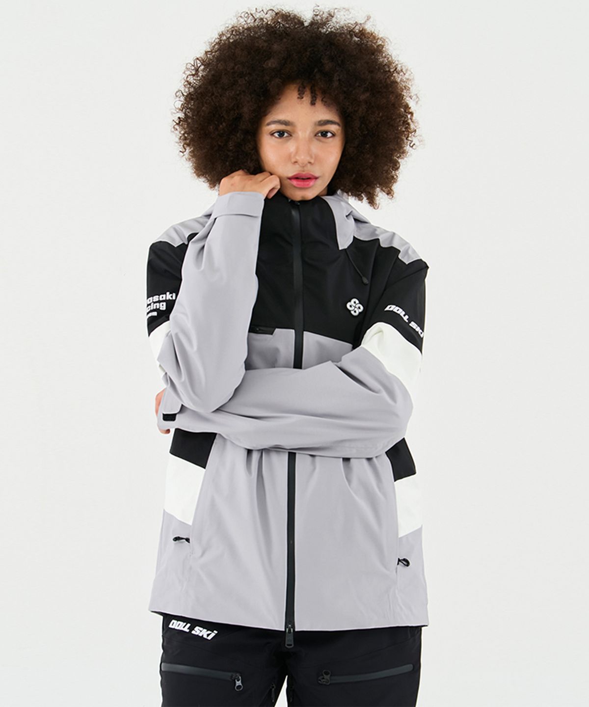 돌아우터웨어(DOLL OUTERWEAR) 2425 알마 스키 자켓&팬츠 세트 GRAY 남녀공용