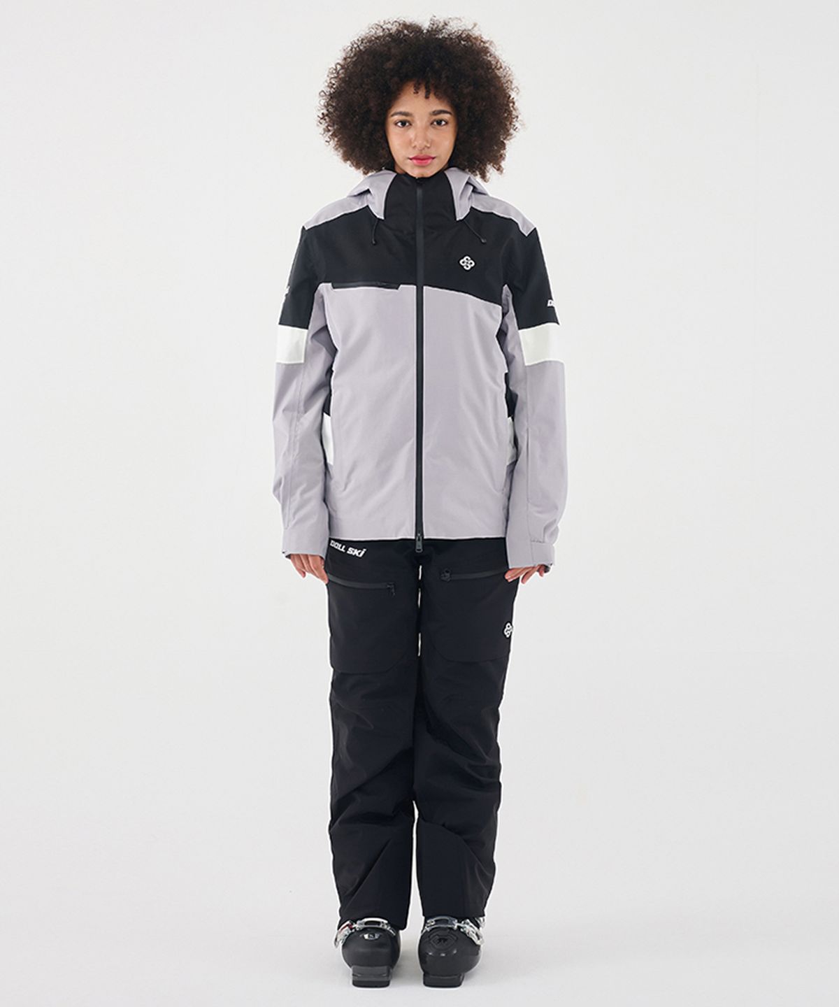 돌아우터웨어(DOLL OUTERWEAR) 2425 알마 스키 자켓&팬츠 세트 GRAY 남녀공용