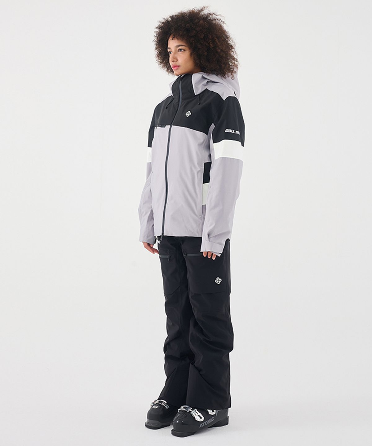 돌아우터웨어(DOLL OUTERWEAR) 2425 알마 스키 자켓&팬츠 세트 GRAY 남녀공용