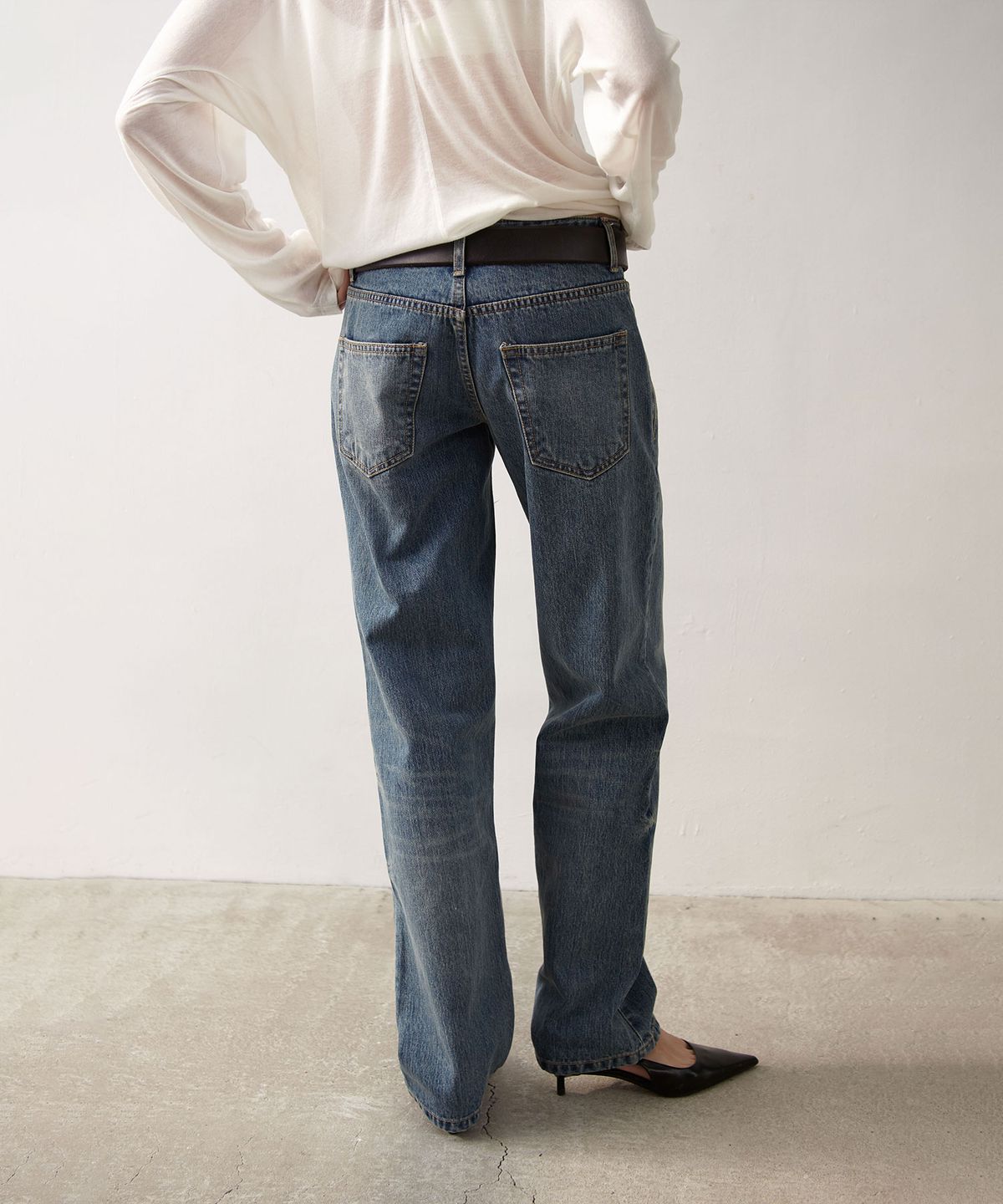 이안조(EAN JO) VINTAGE WASHED 90S STRAIGHT DENIM (WASHED BLUE)