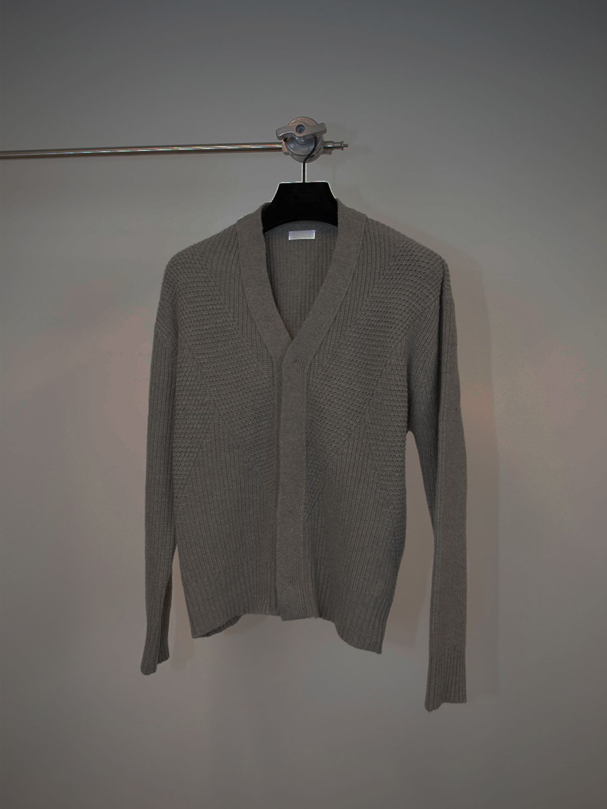 고저(GOZER) FOREST KNIT CARDIGAN_STONE