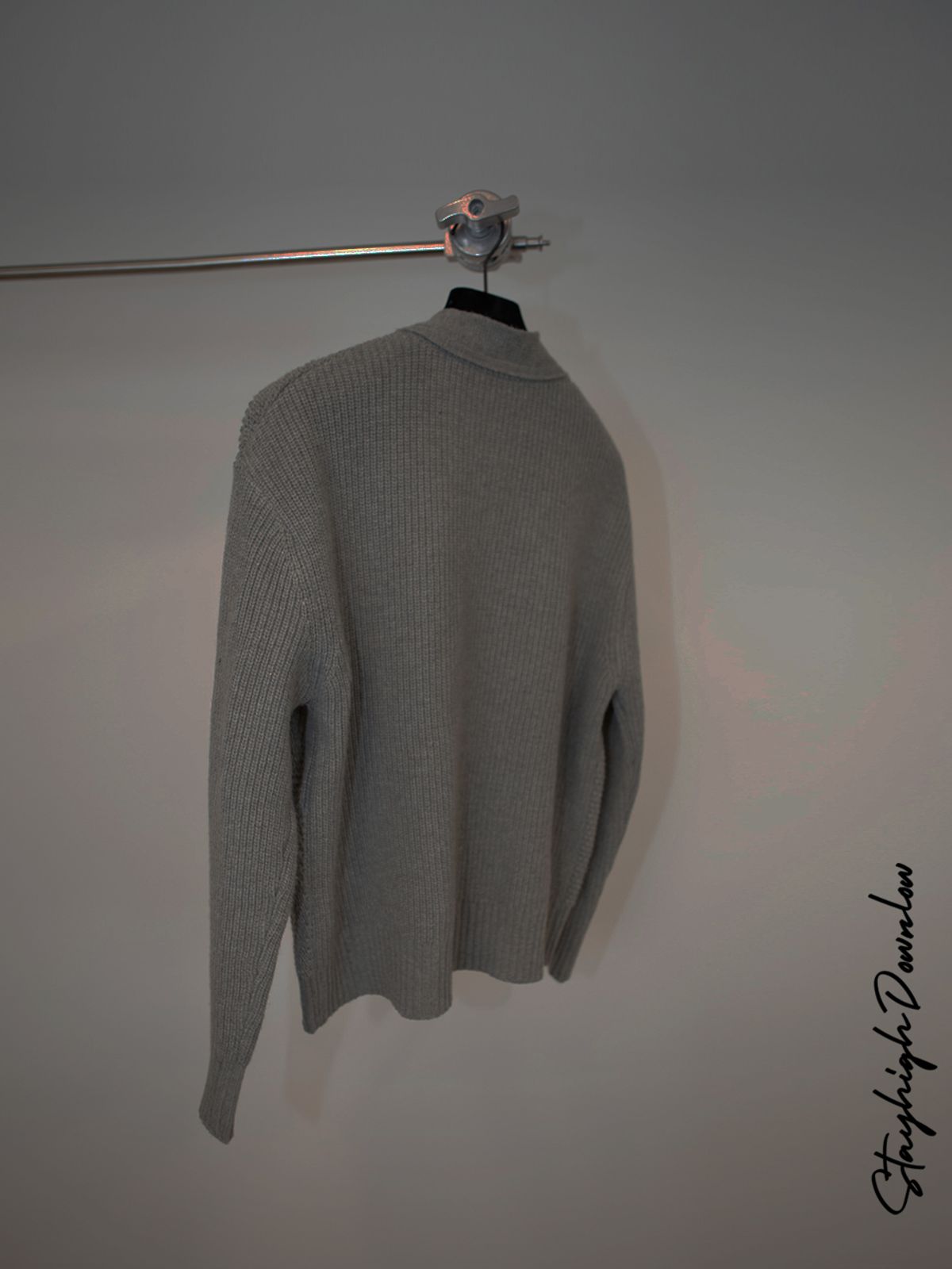 고저(GOZER) FOREST KNIT CARDIGAN_STONE