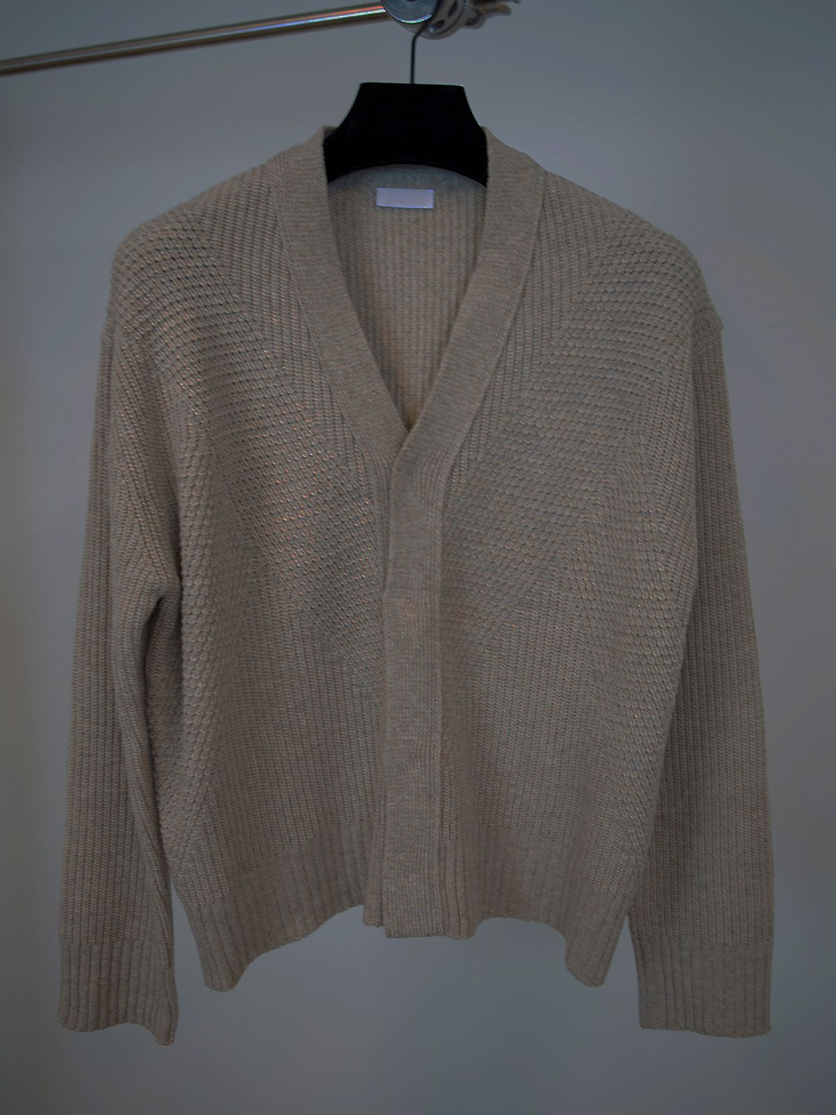 고저(GOZER) FOREST KNIT CARDIGAN_MOCHA BEIGE