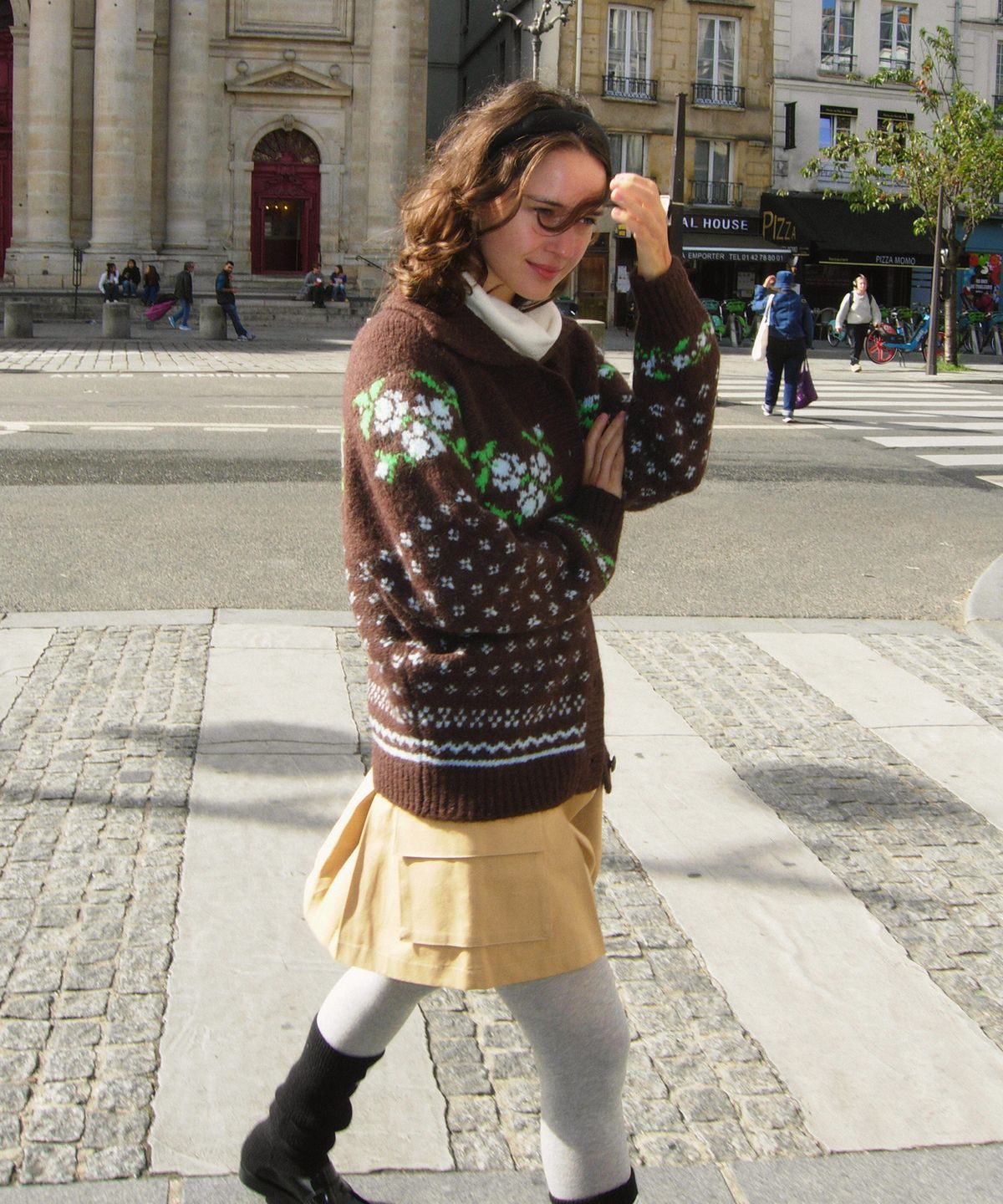 하케쉬(HACKESCH) Rose Cardigan_Chocolate