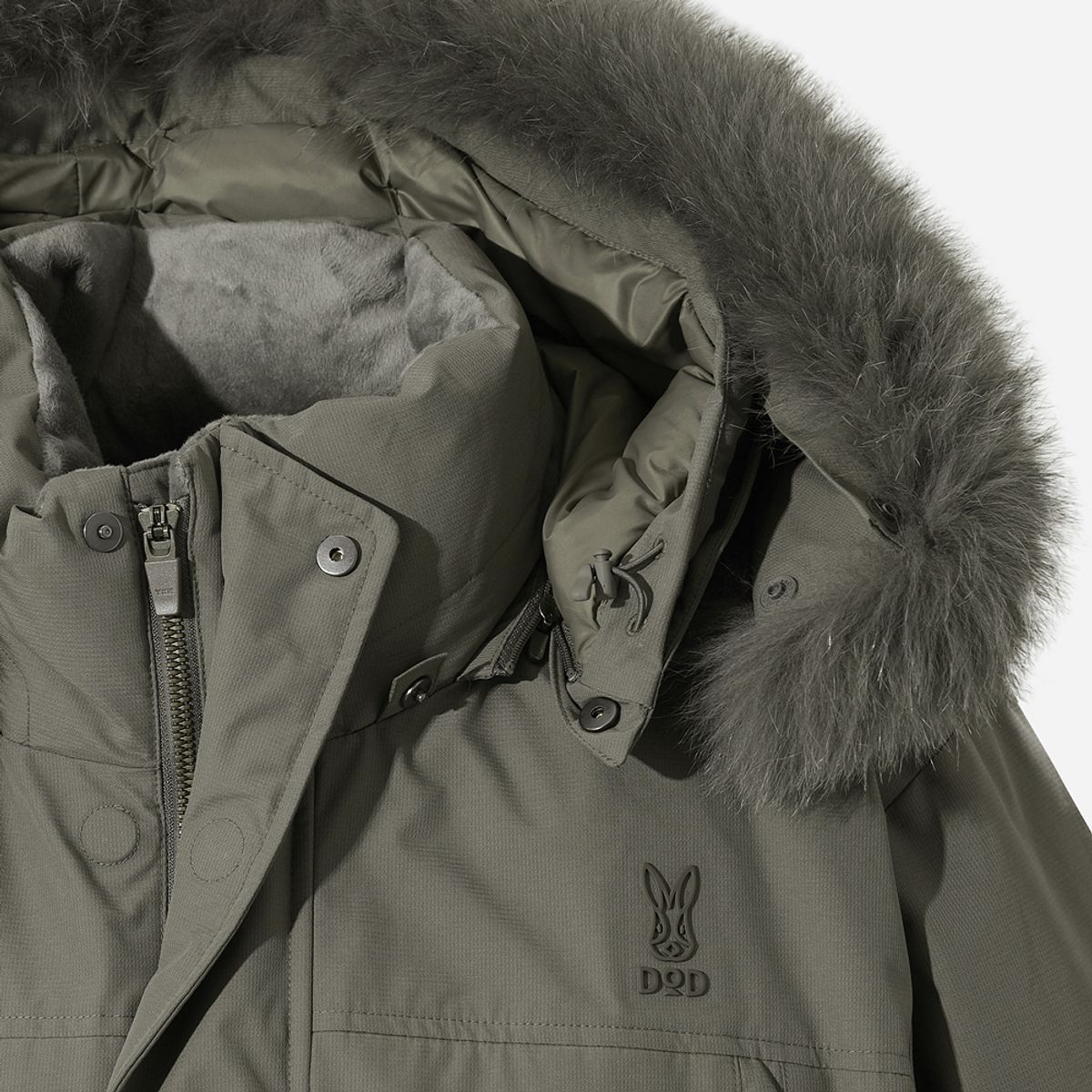 디오디(DOD) 데카히트 구스 롱다운 자켓(DARK BEIGE)