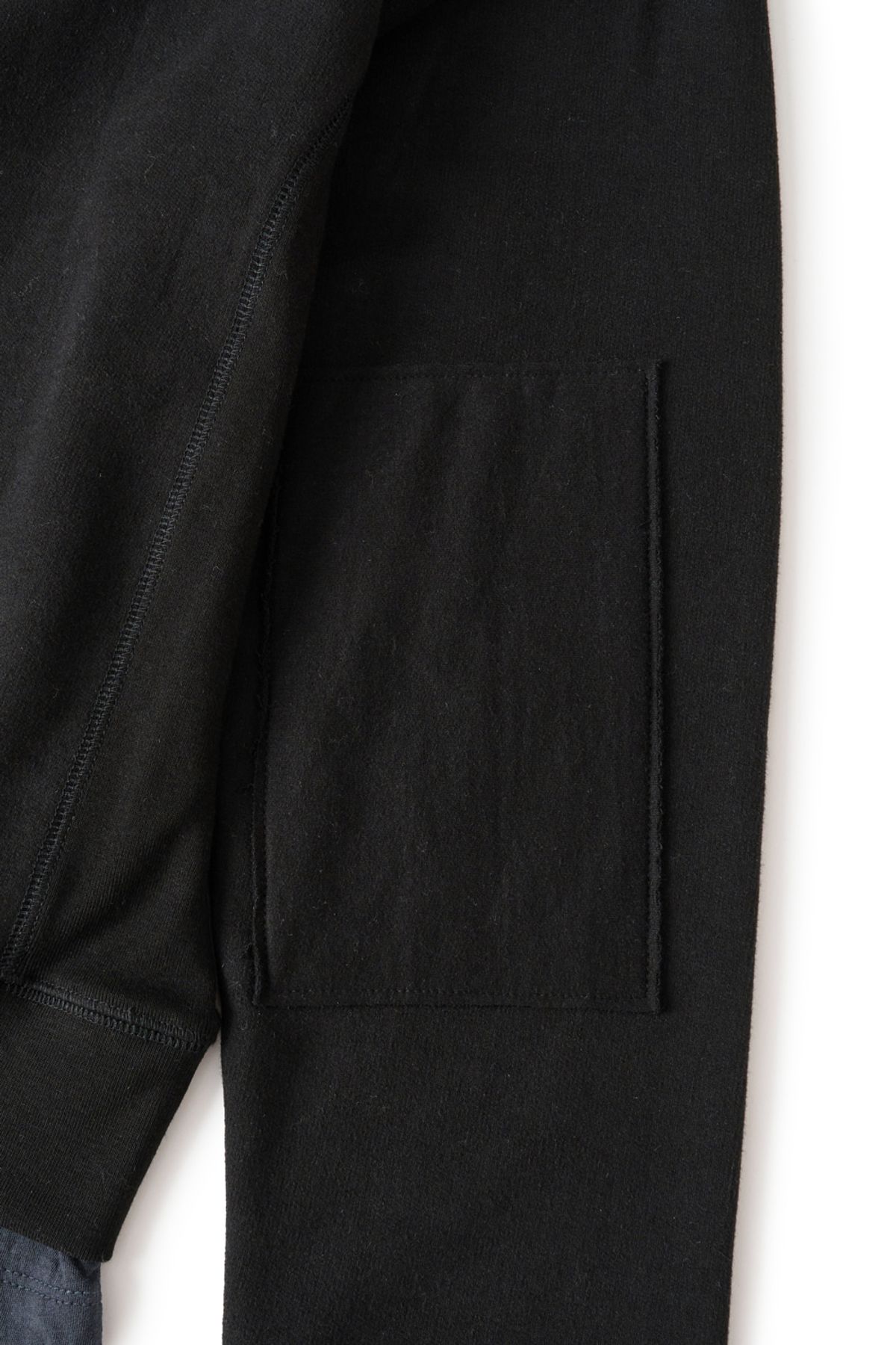 해칭룸(HATCHINGROOM) Overlay Sweatshirt Black