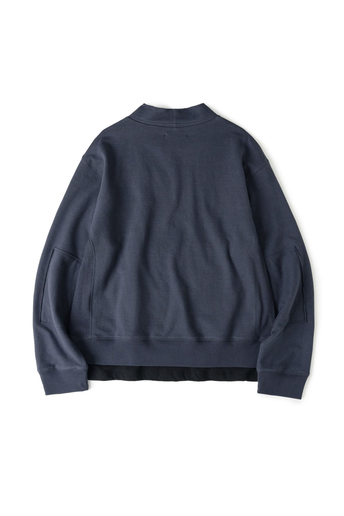 해칭룸(HATCHINGROOM) Overlay Sweatshirt Dark Navy