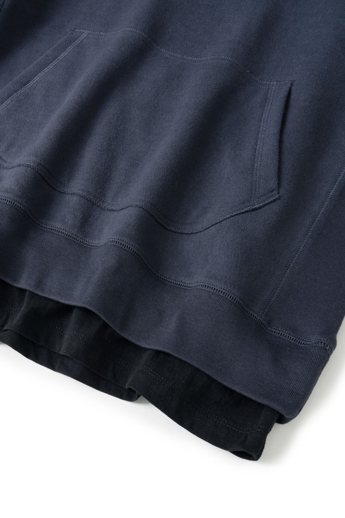 해칭룸(HATCHINGROOM) Overlay Sweatshirt Dark Navy