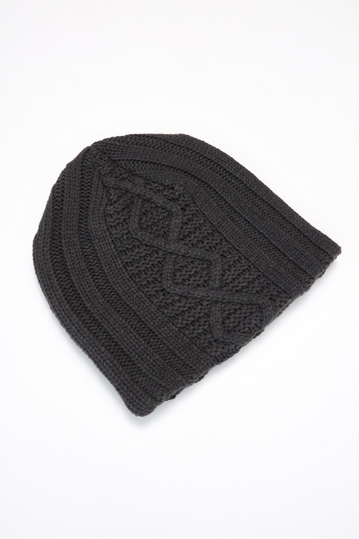 해칭룸(HATCHINGROOM) Jacquard Big Beanie Charcoal