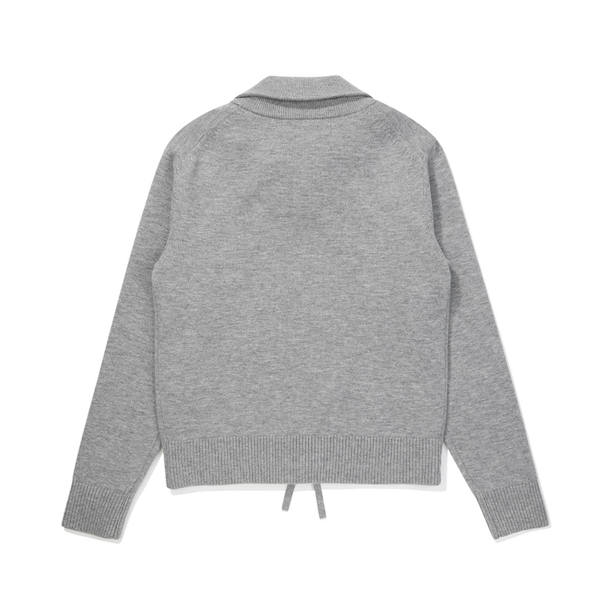 말본 골프(MALBON GOLF) 여성 2in1 방풍 풀오버 니트 MELANGE GRAY (WOMAN)