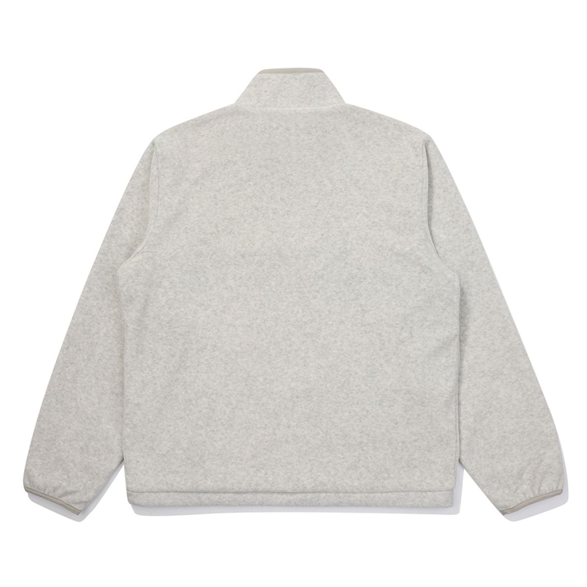 말본 골프(MALBON GOLF) 컬러 블럭 플리스 티셔츠 LIGHT MELANGE GRAY