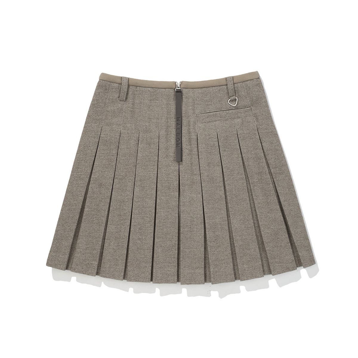 말본 골프(MALBON GOLF) 여성 TR 아코디언 스커트 BEIGE (WOMAN)