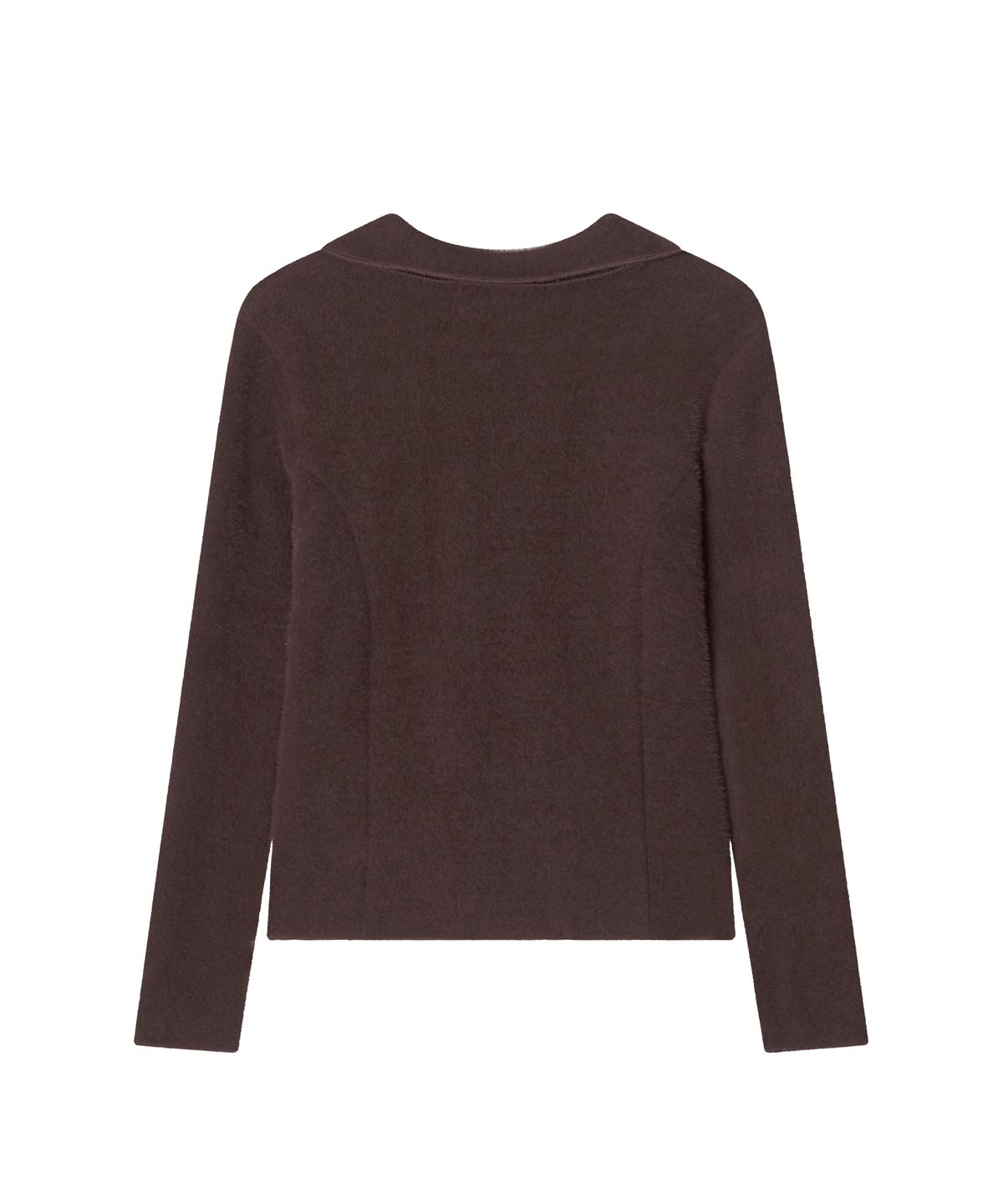 메이버유(MAYVERU) Prim wool cardigan knitwear _ Brown