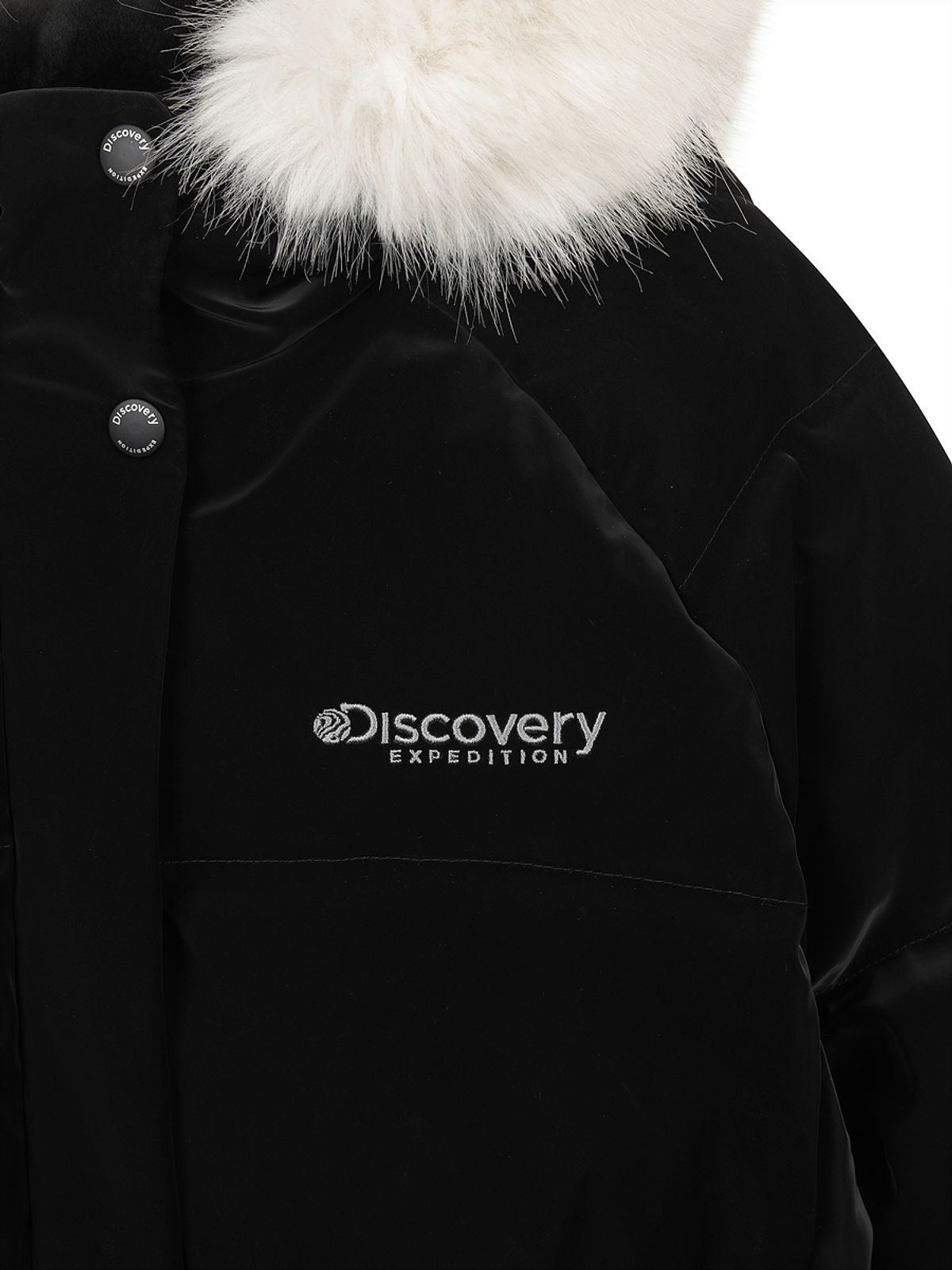 디스커버리 키즈(DISCOVERY KIDS) 여아 레니아 다운 미드패딩 (Neon Black)
