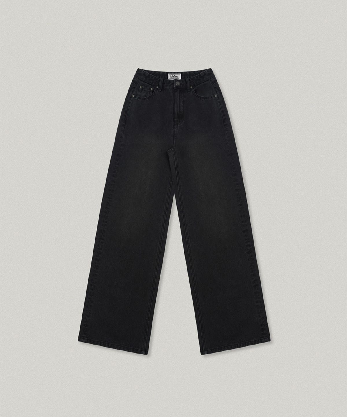 폴뉴아(FOLNUA) CLASSIC WIDE DENIM PANTS (BLACK)
