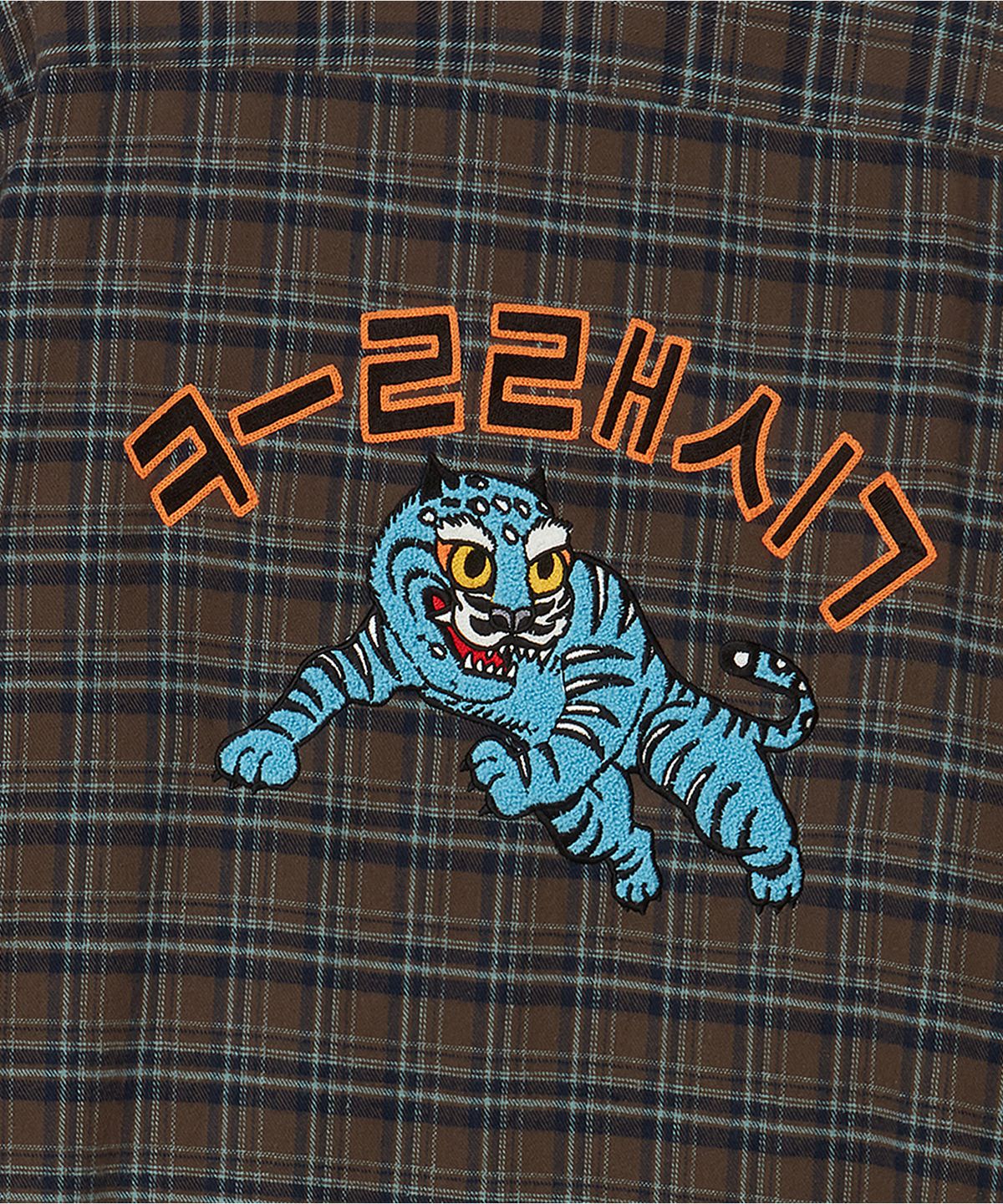 비욘드클로젯(BEYOND CLOSET) 뉴 클래식 프레피 컷팅 체크 셔츠 브라운