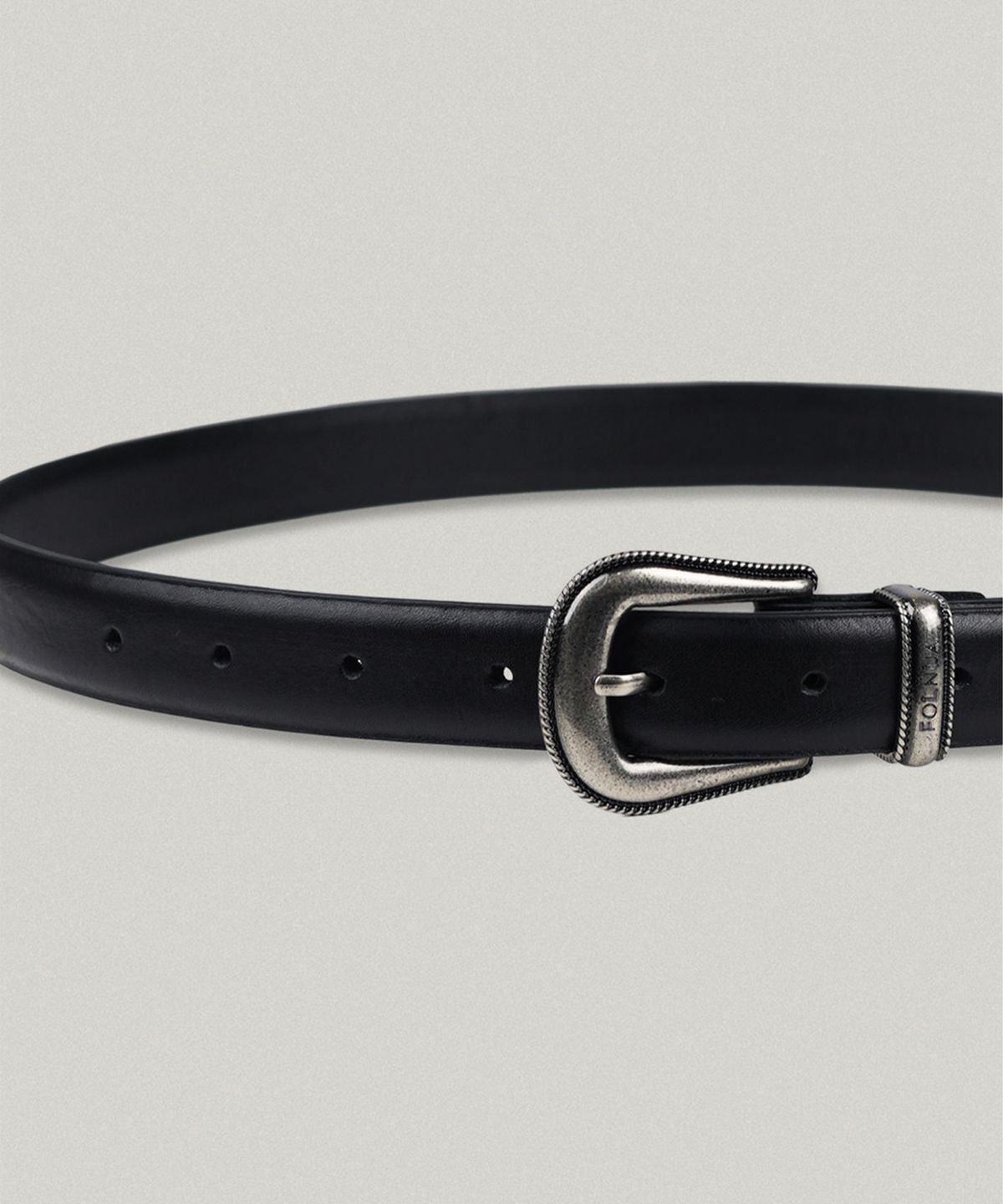 폴뉴아(FOLNUA) VINTAGE WESTERN BELT (BLACK)