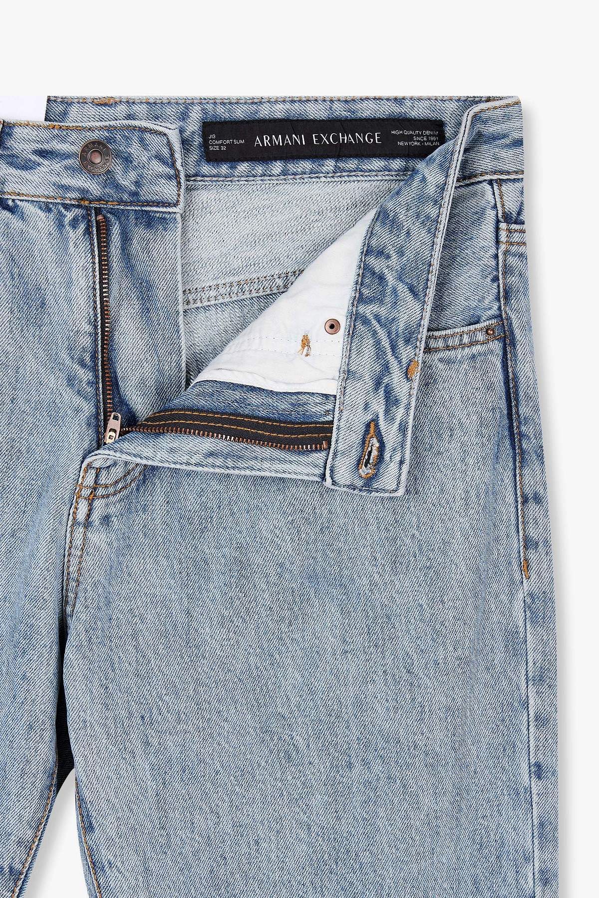 아르마니 익스체인지(ARMANI EXCHANGE) 남성 컴포트 슬림 핏 데님 팬츠_인디고 A415340002