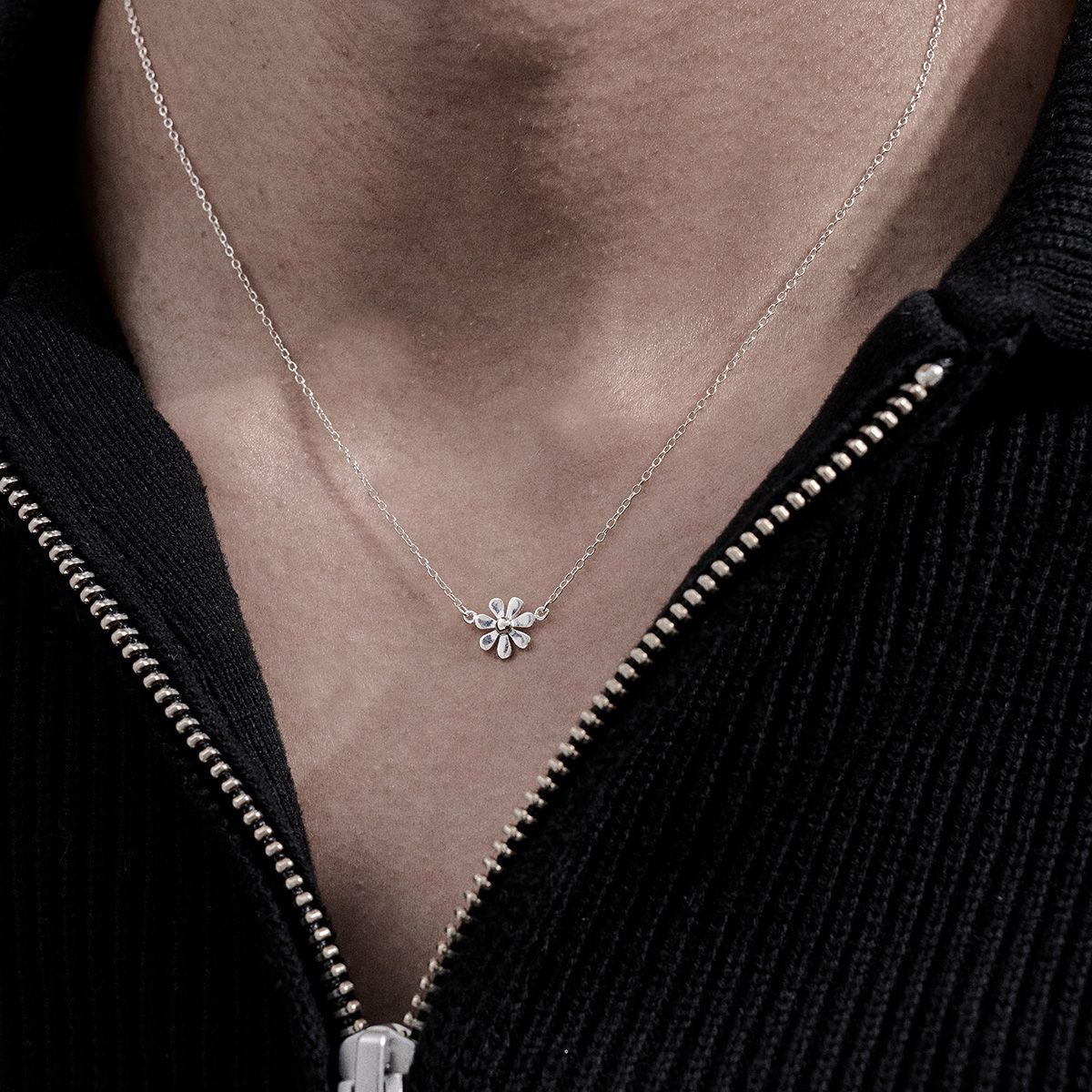 실버태그(SILVERTAG) SIN-25FW1 데이지 꽃 925 실버 목걸이
