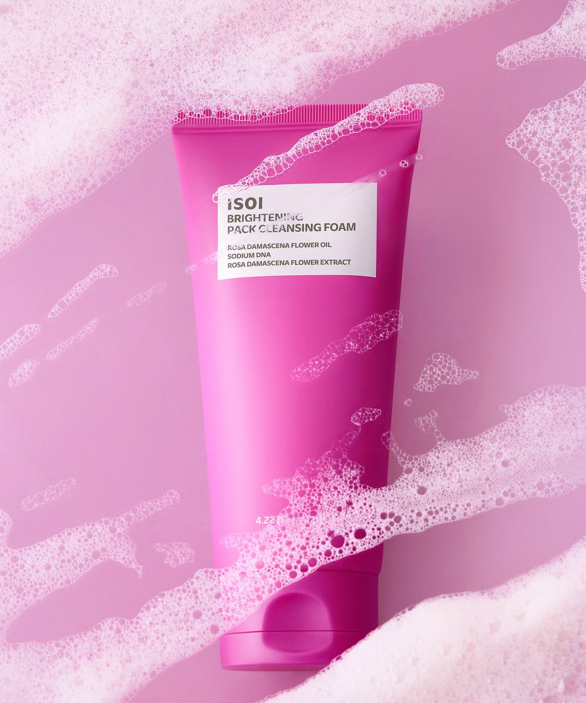 아이소이(ISOI) [로즈PDRN] 브라이트닝 팩 클렌징 폼 125ml