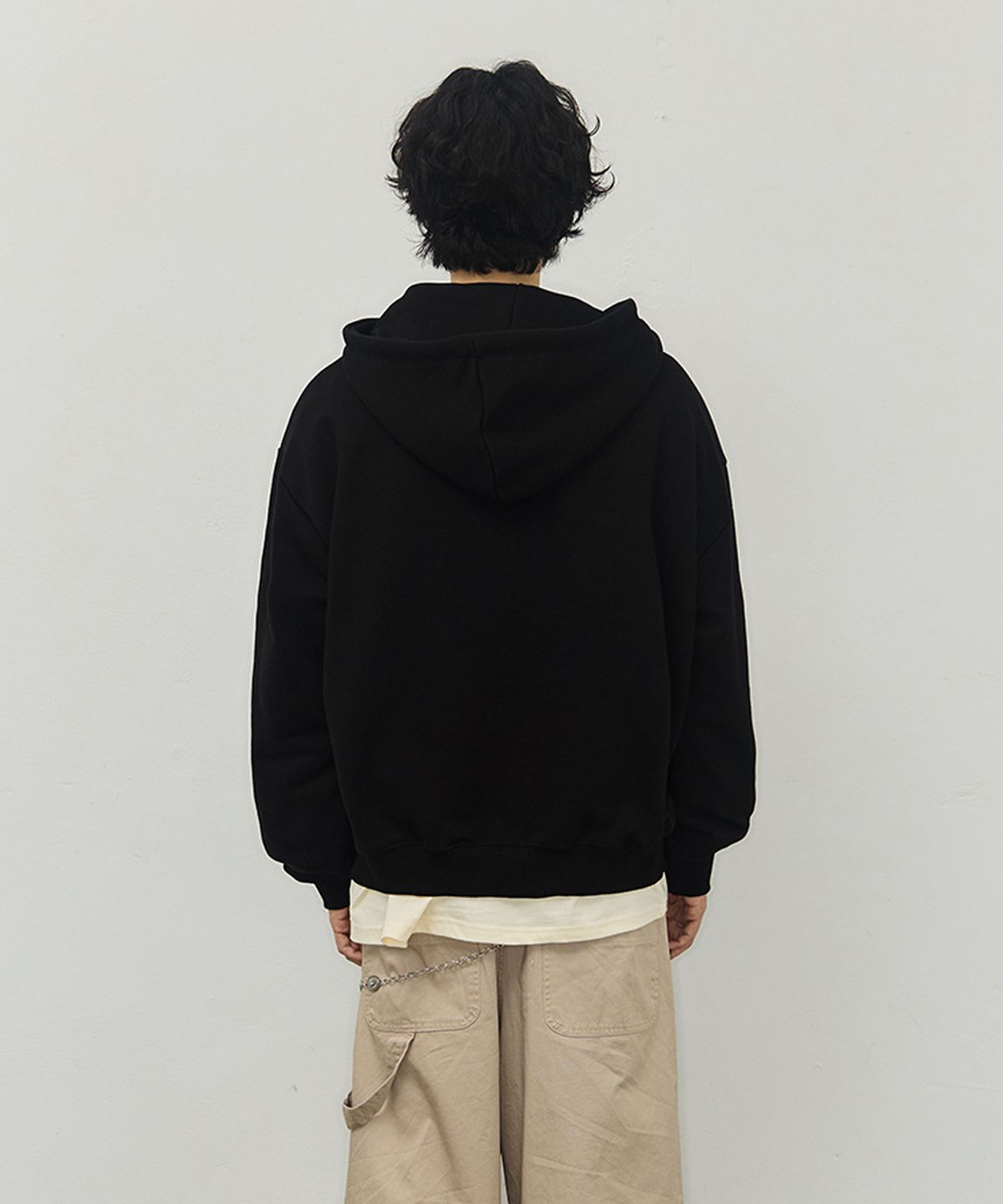 그레이버(GRAVER) [UNISEX]GRAE-S 스몰 스트라이프 후드집업_그레이