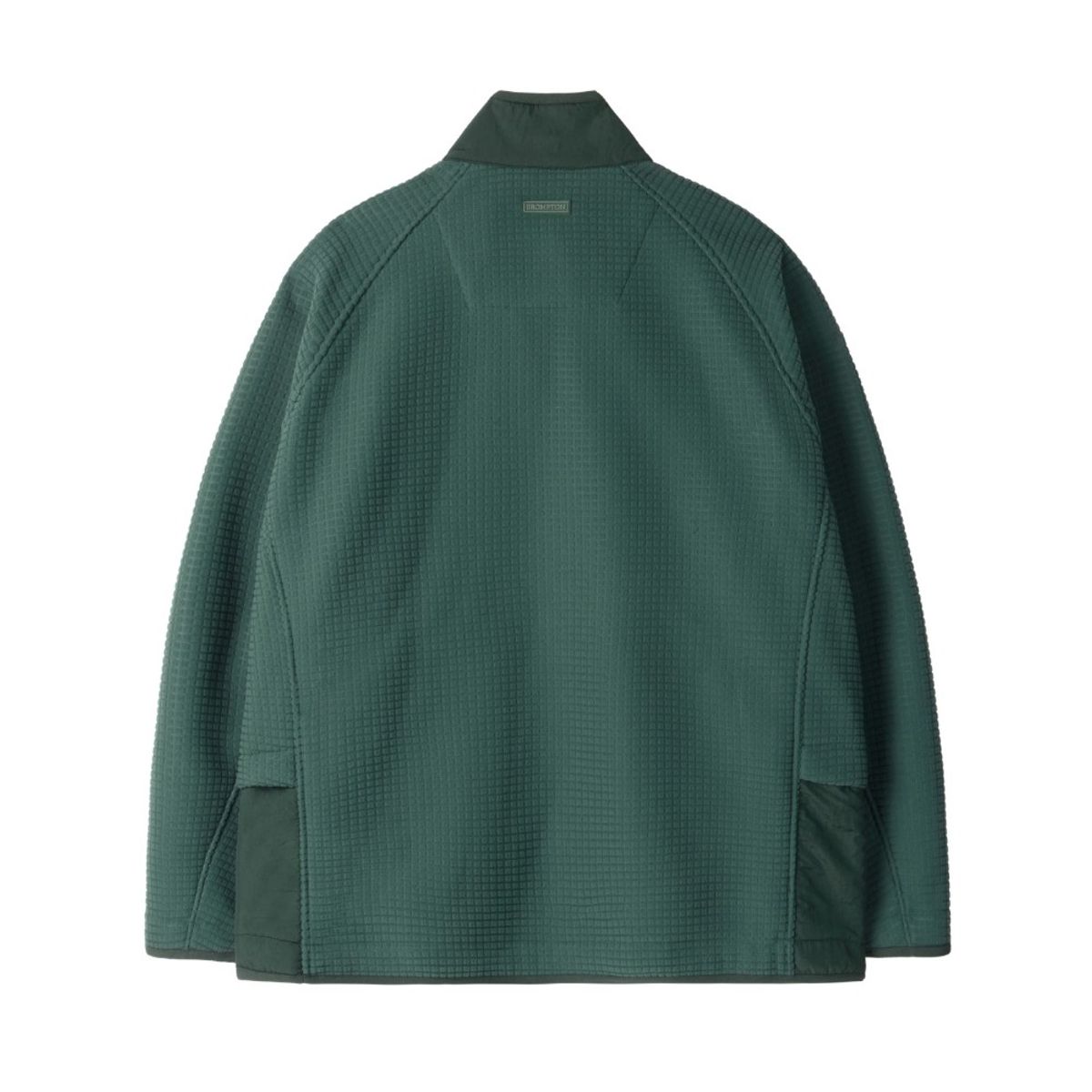 브롬톤 런던(BROMPTON LONDON) FLEECE ZIP-UP - TEAL GREEN (P254MFT136)
