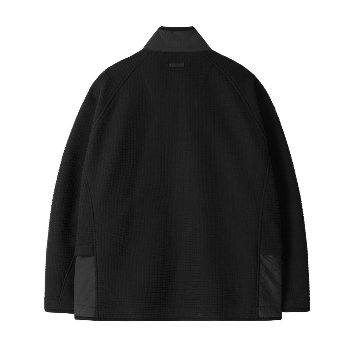 브롬톤 런던(BROMPTON LONDON) FLEECE ZIP-UP - BLACK (P254MFT136)