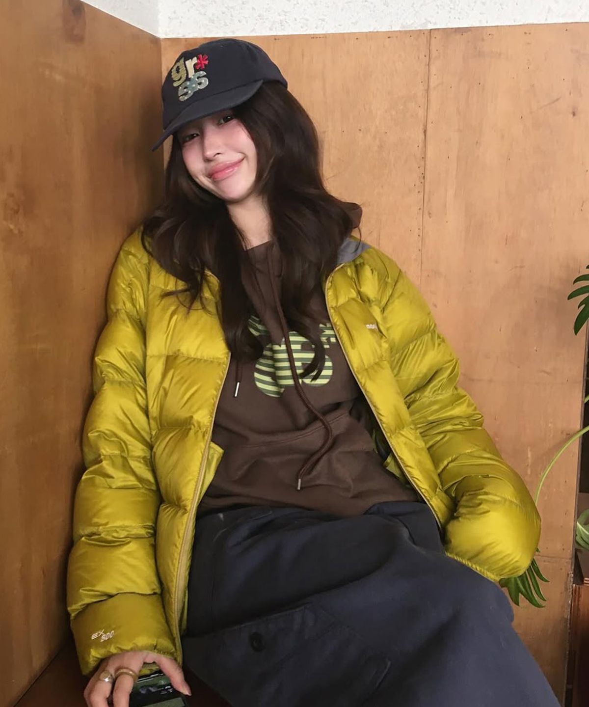 그레이버(GRAVER) [UNISEX]GRAE-S 스트라이프 후드티_브라운