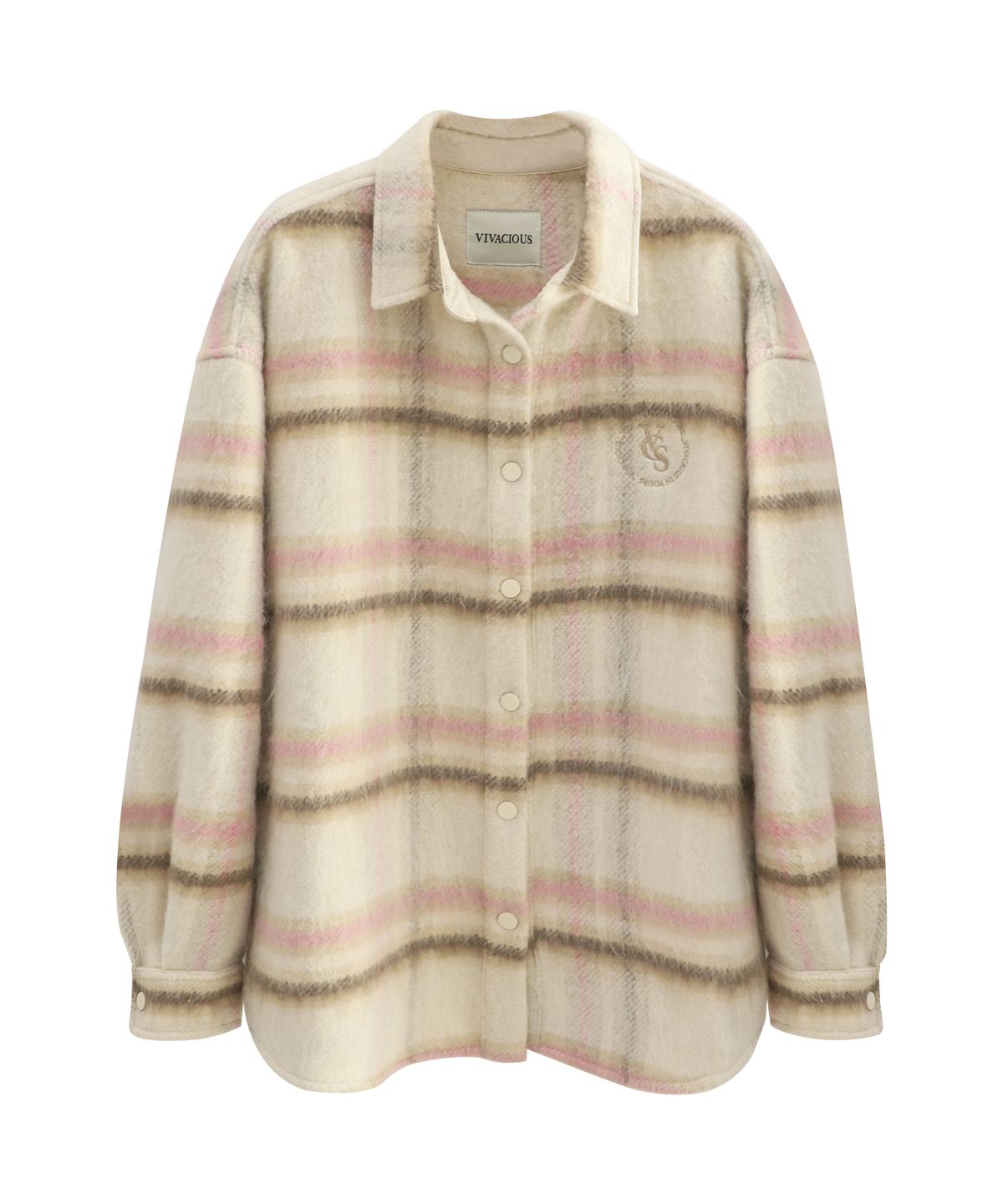비바셔스(VIVACIOUS) Charmant Check Shirt PINK