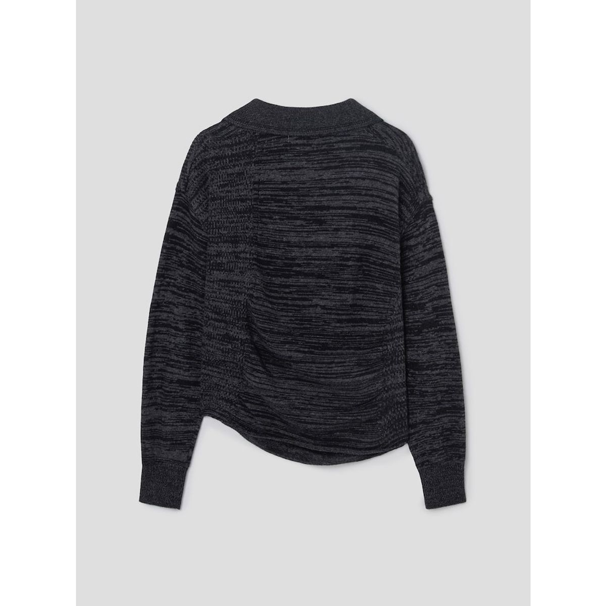 앙개(ANGGAE) Multiple Knit Polo  Dark Grey