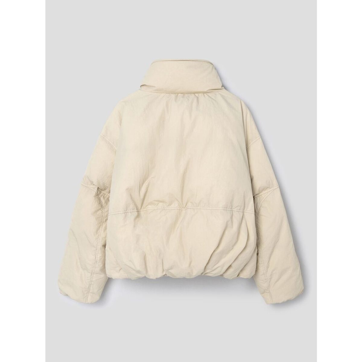 앙개(ANGGAE) Wired Collar Puffer  Ivory