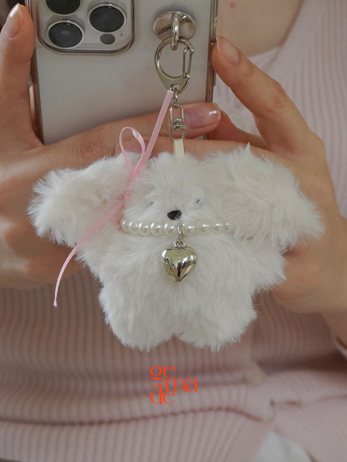 제마드(GEMADE) Pinky little friends keyring #G011