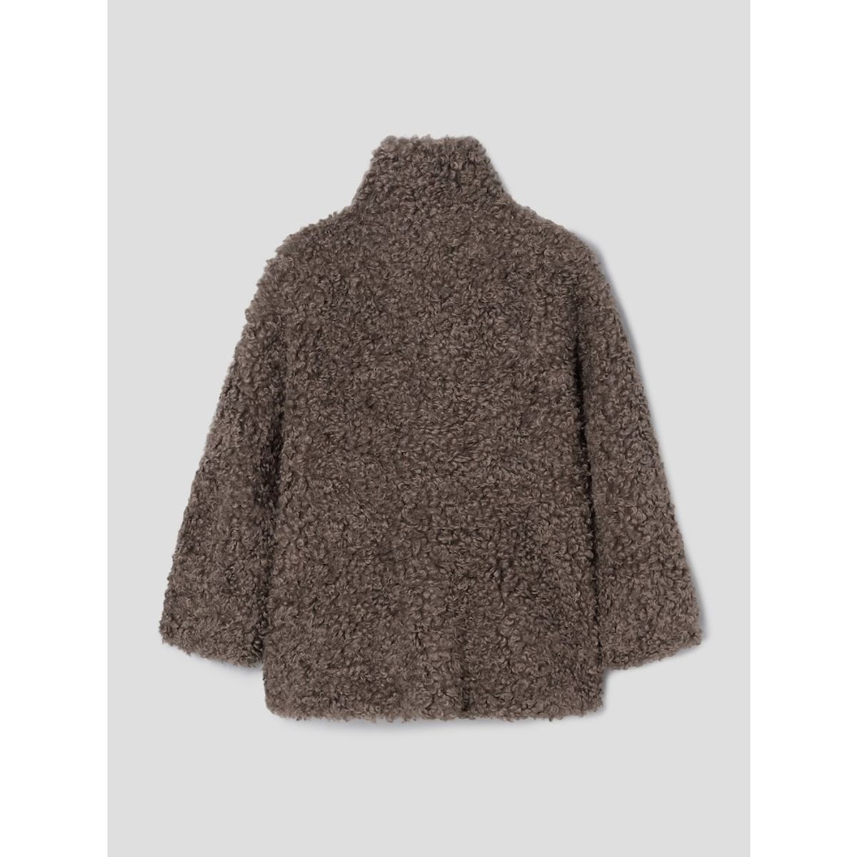앙개(ANGGAE) Faux Fur Coat  Brown