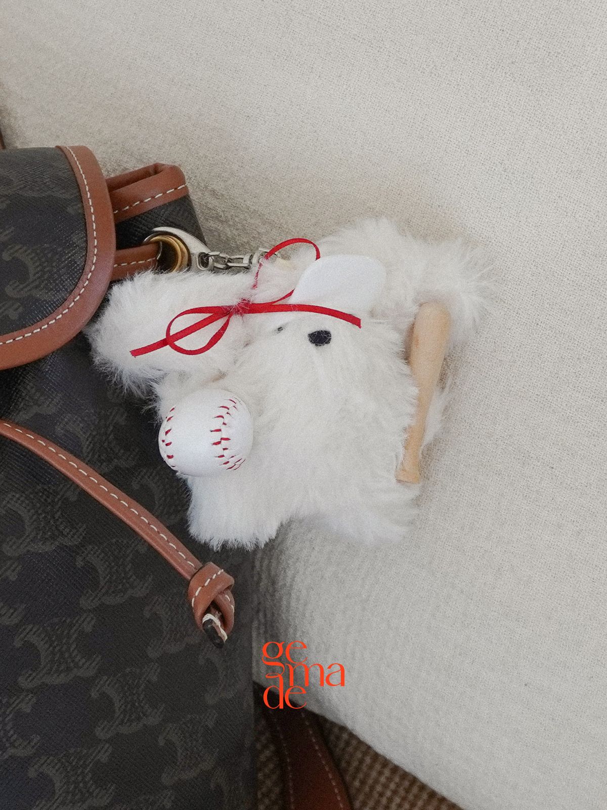 제마드(GEMADE) Baseball little friends keyring #G016