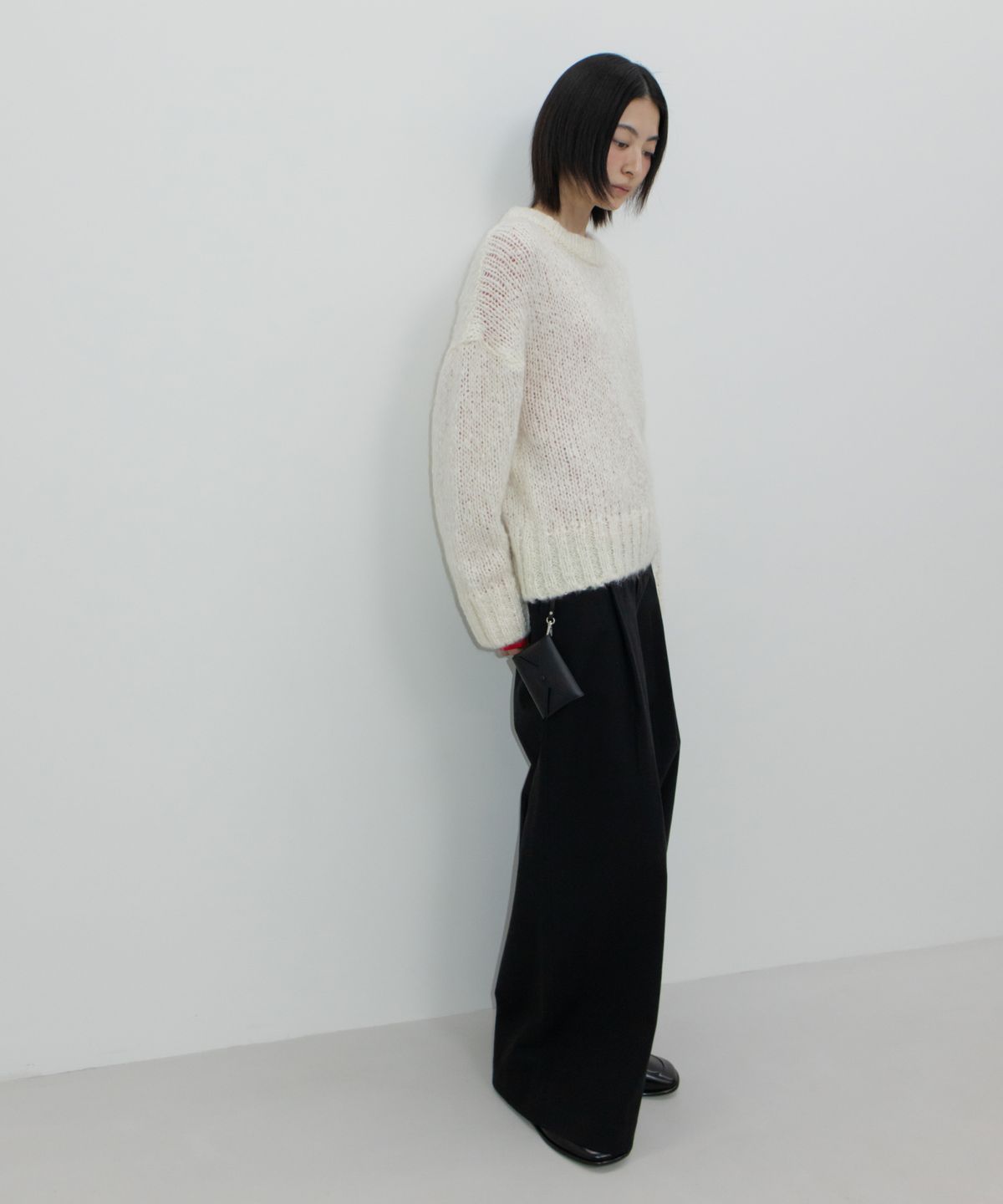 지비에이치 어패럴(GBH APPAREL) HANDMADE LOOSE FIT SWEATER / IVORY