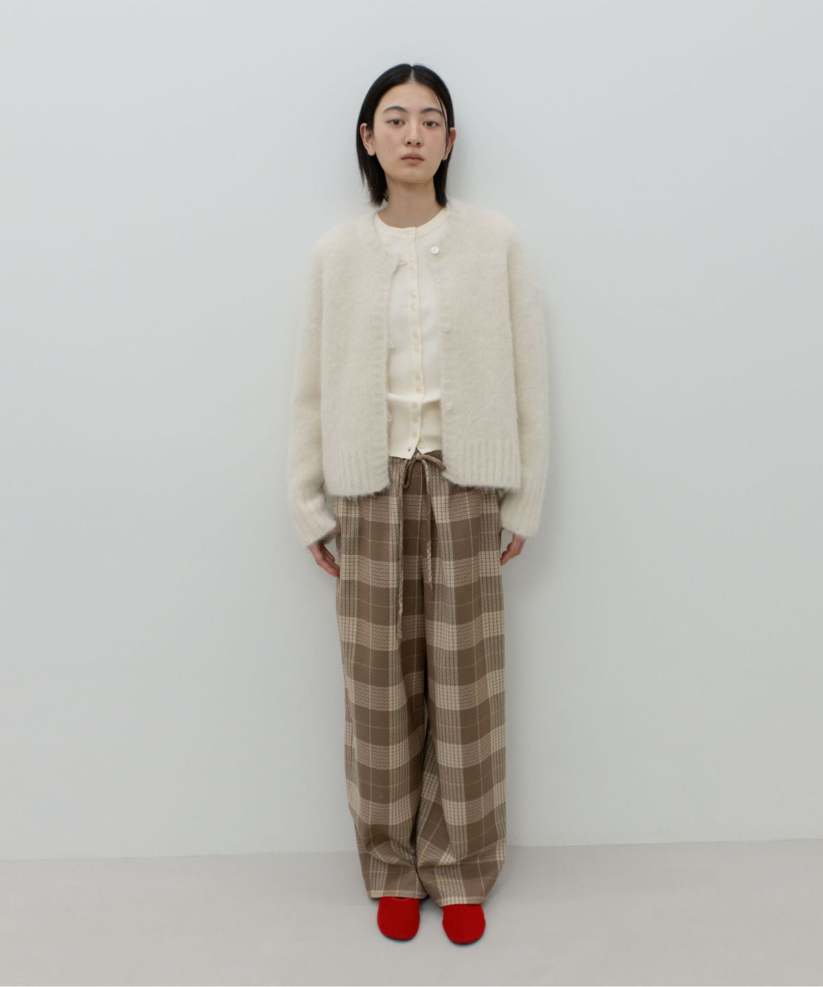 지비에이치 어패럴(GBH APPAREL) SURI ALPACA CARDIGAN / IVORY